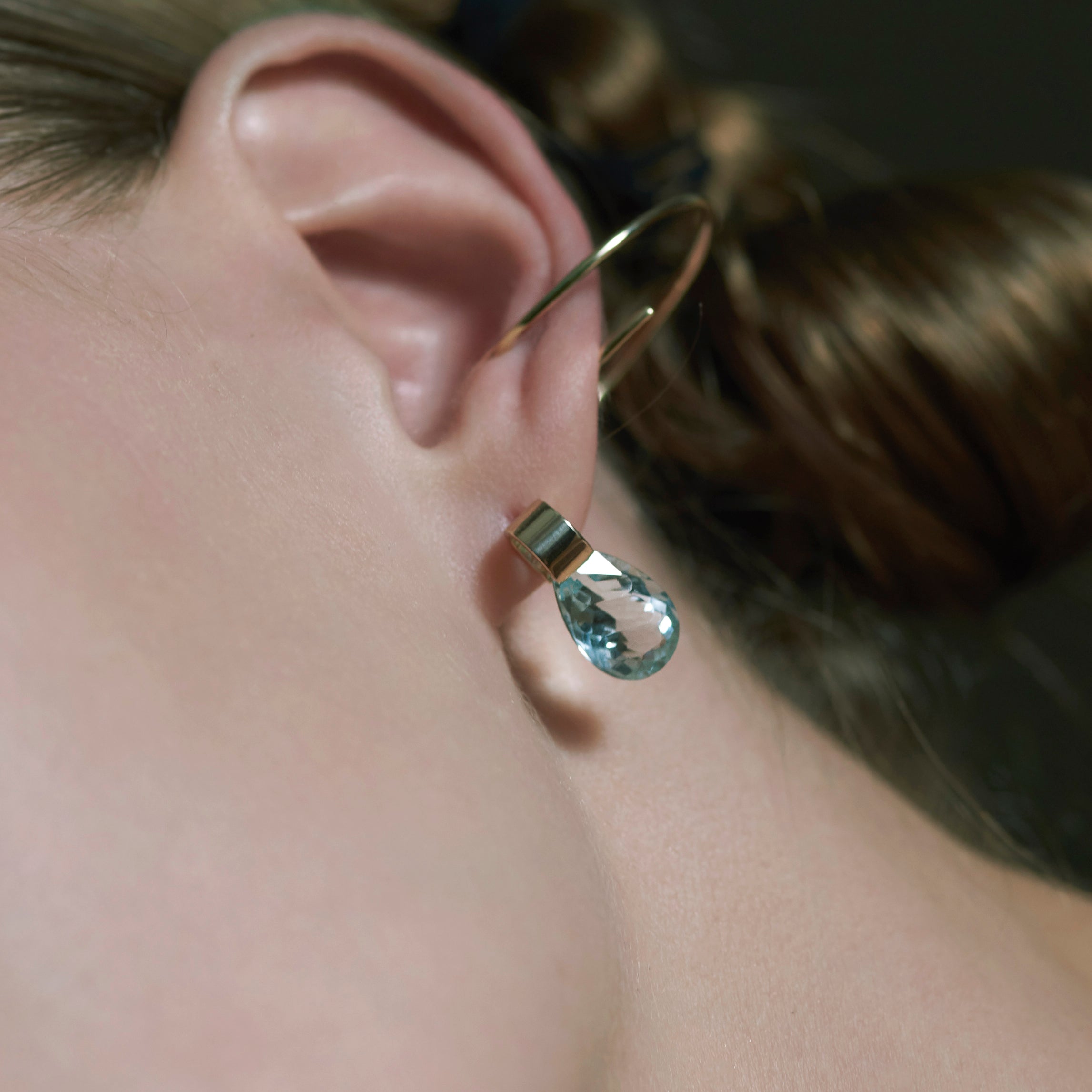 Ruffle earrings