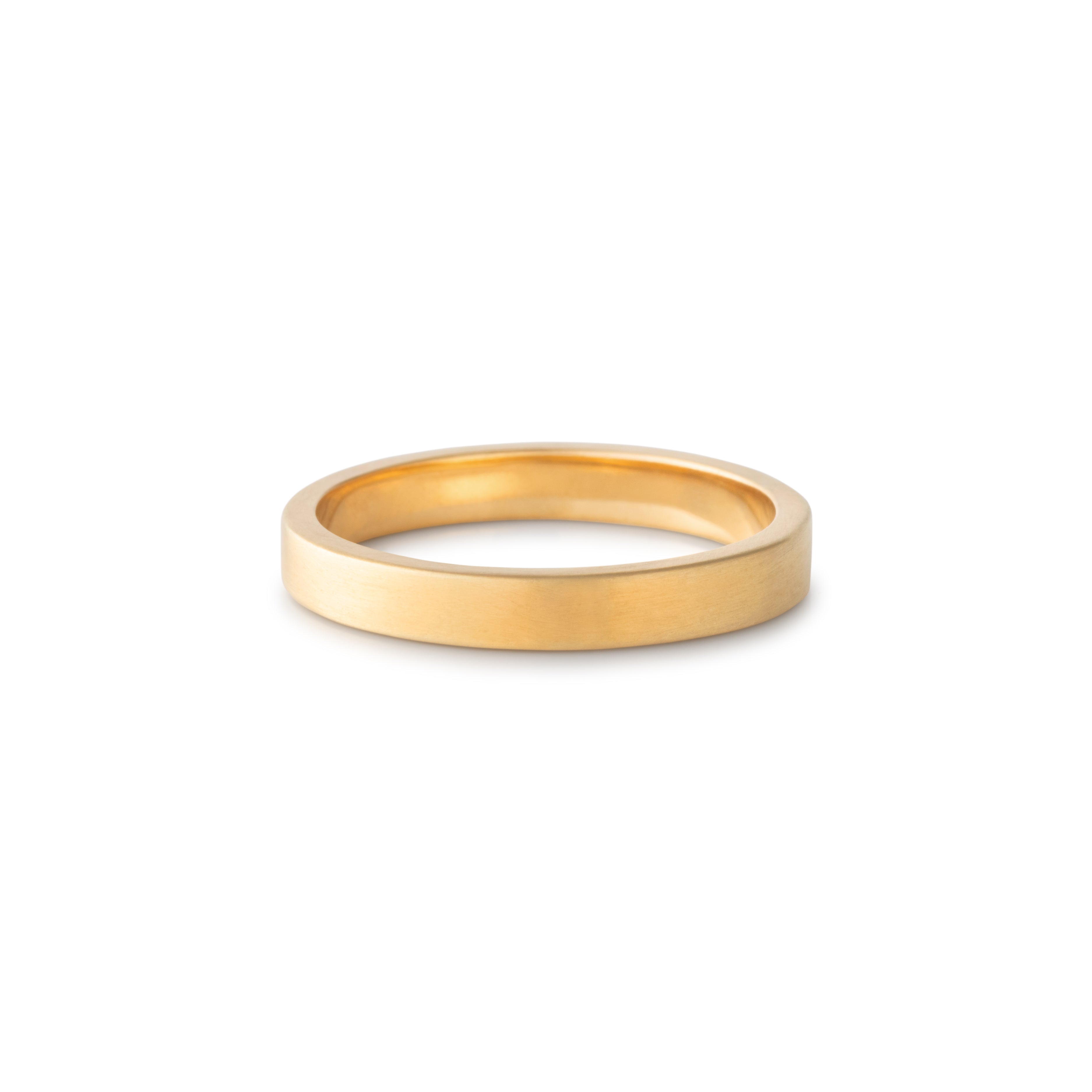 Rectangle Ring / 3.0 <br>K18YG <br> matte