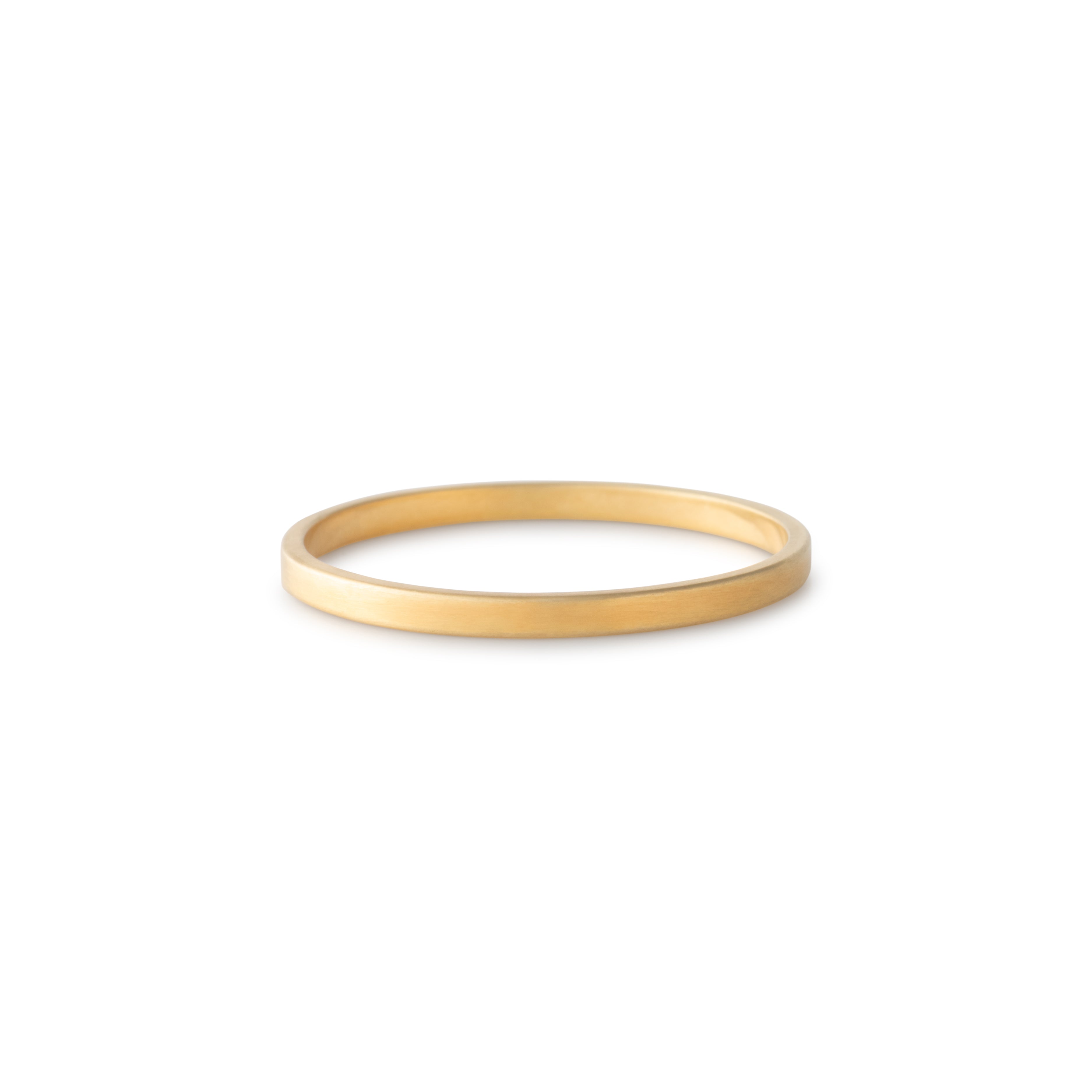 Rectangle Ring / 2.0 <br>K18YG <br> matte