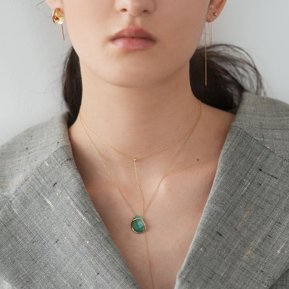 Circle / Necklace <br> Emerald