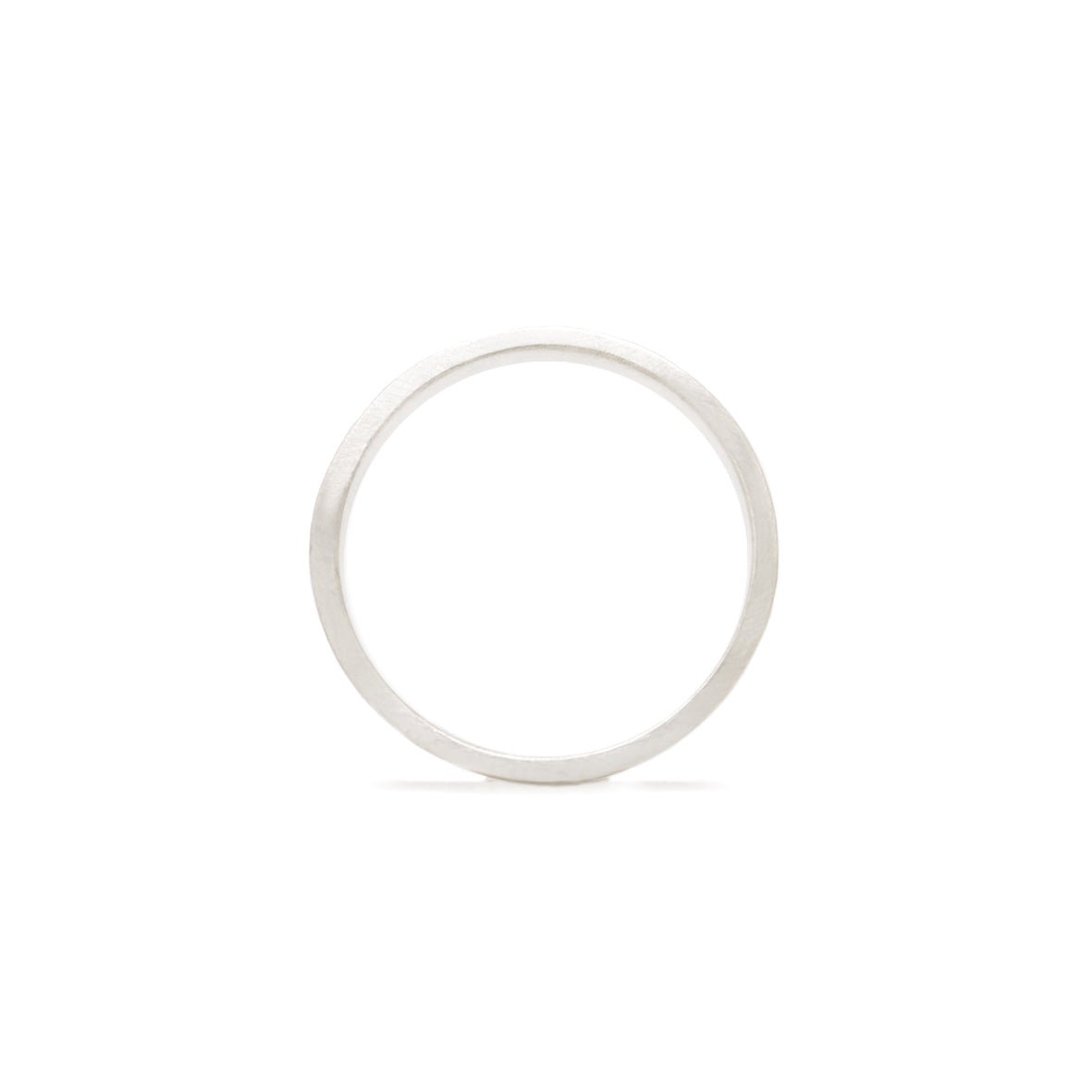 Rectangle Ring / 2.0 <br> Pt900 <br> matte