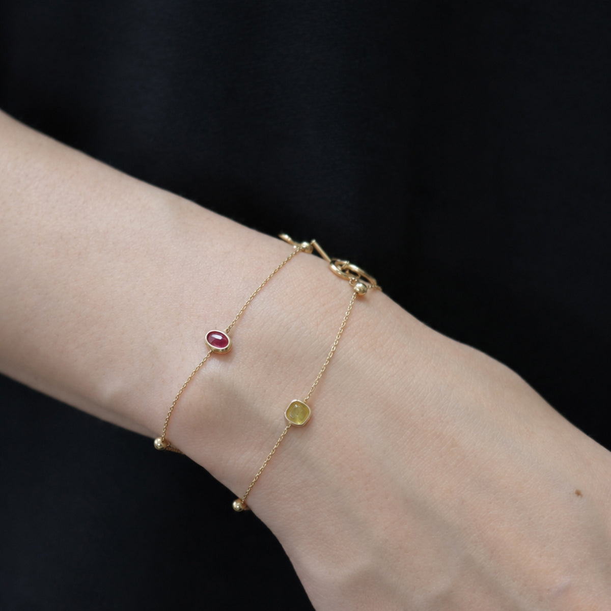 Probability / Bracelet <br> Yellow diamond