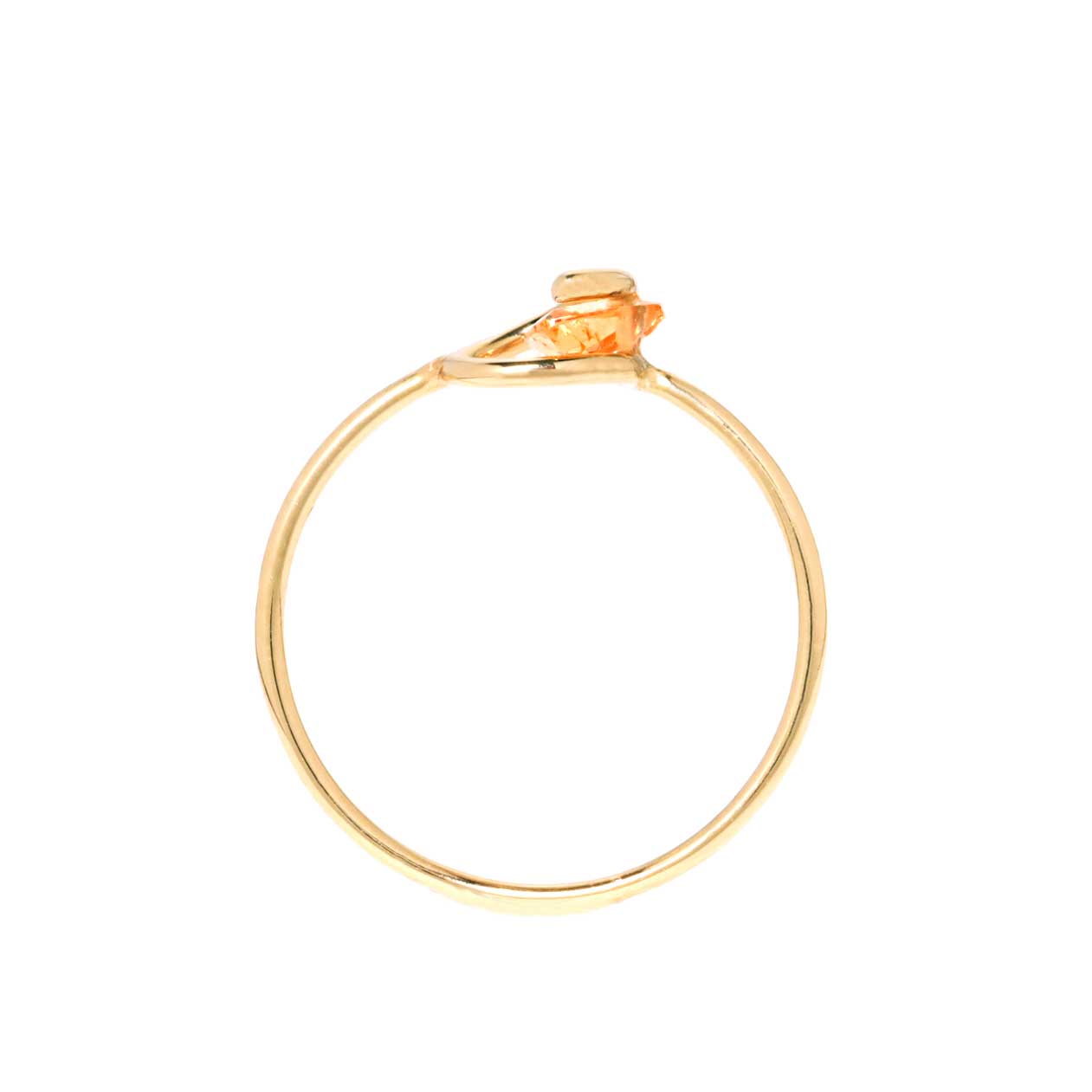 Circle / Ring Orange garnet