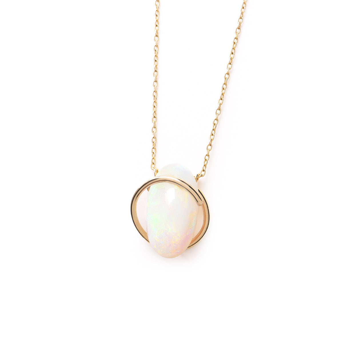 Circle / Necklace <br> Opal