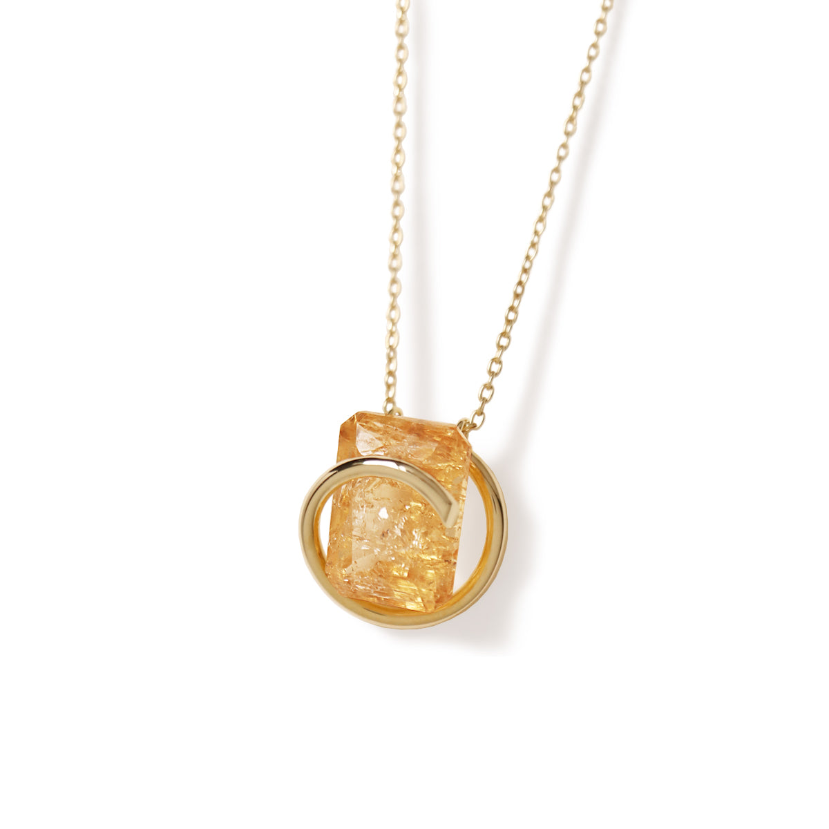 Circle / Necklace <br> Imperial topaz