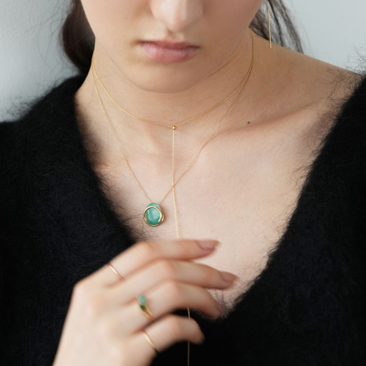 Circle / Necklace <br> Emerald