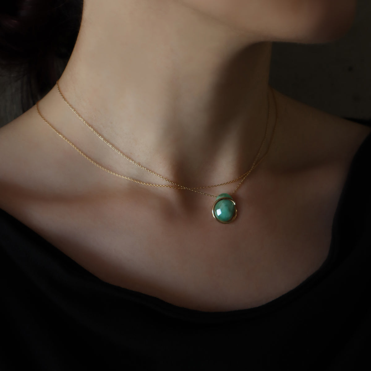 Circle / Necklace <br> Emerald