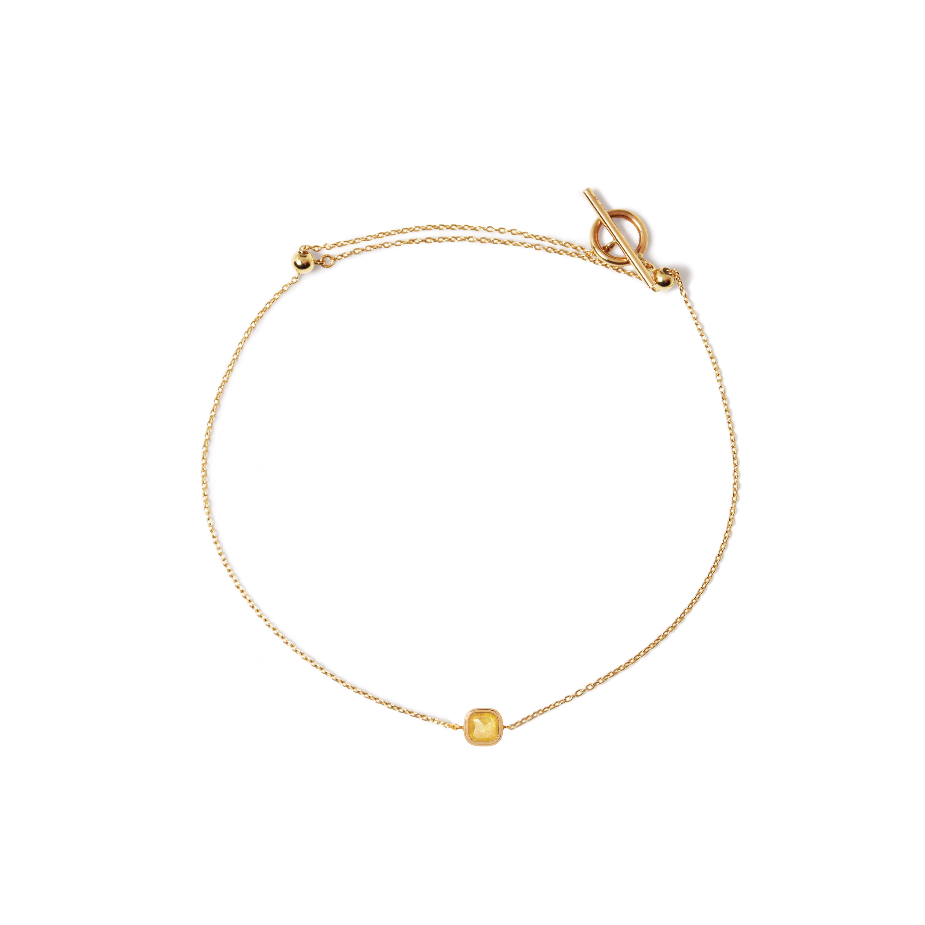 Probability / Bracelet <br> Yellow diamond