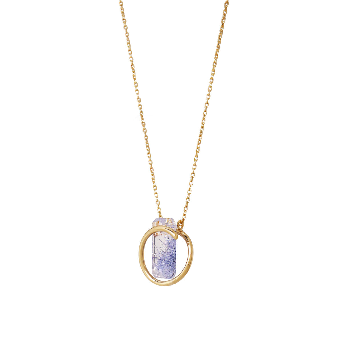 Circle / Necklace <br> Dumortierite