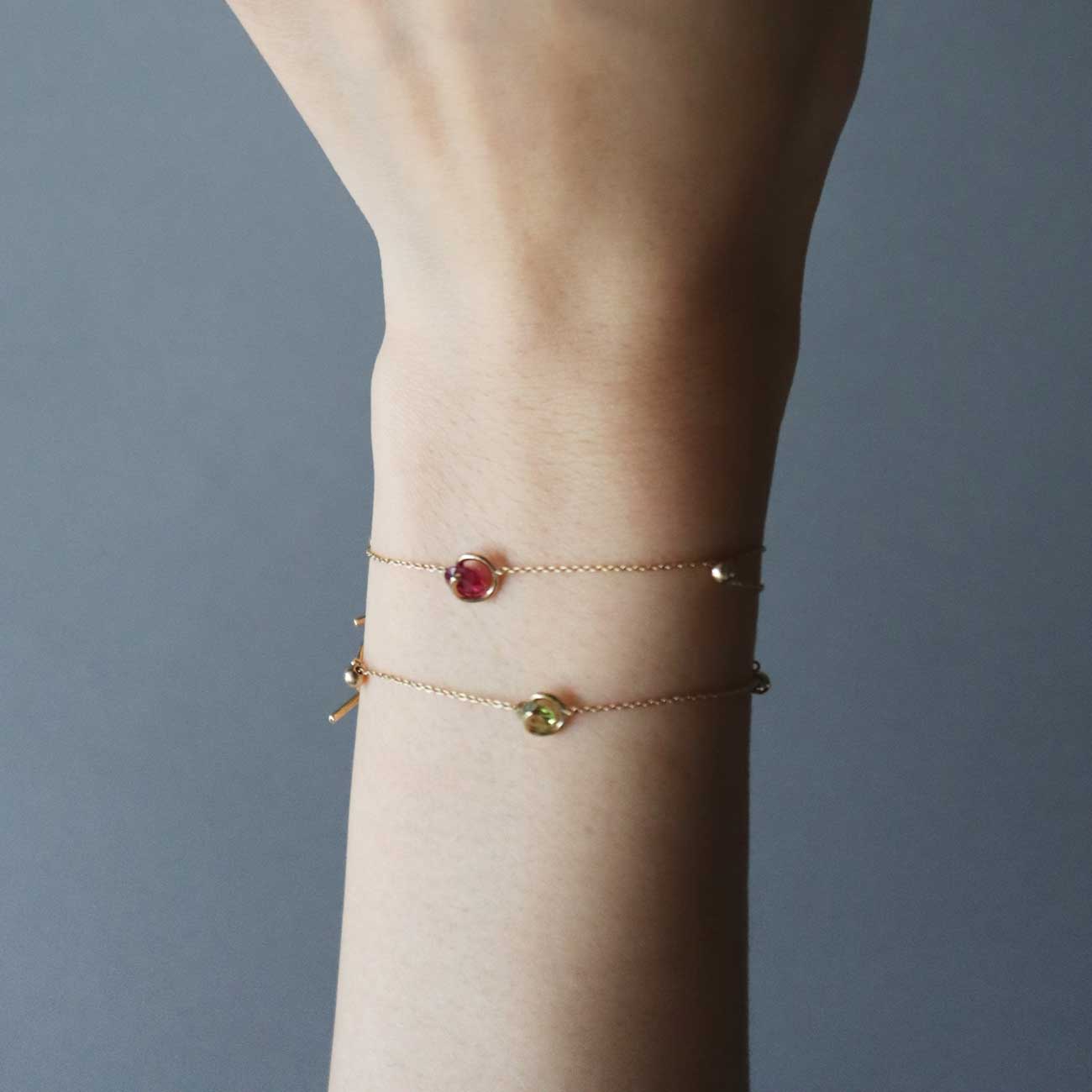 Probability / Bracelet <br> Bicolor tourmaline
