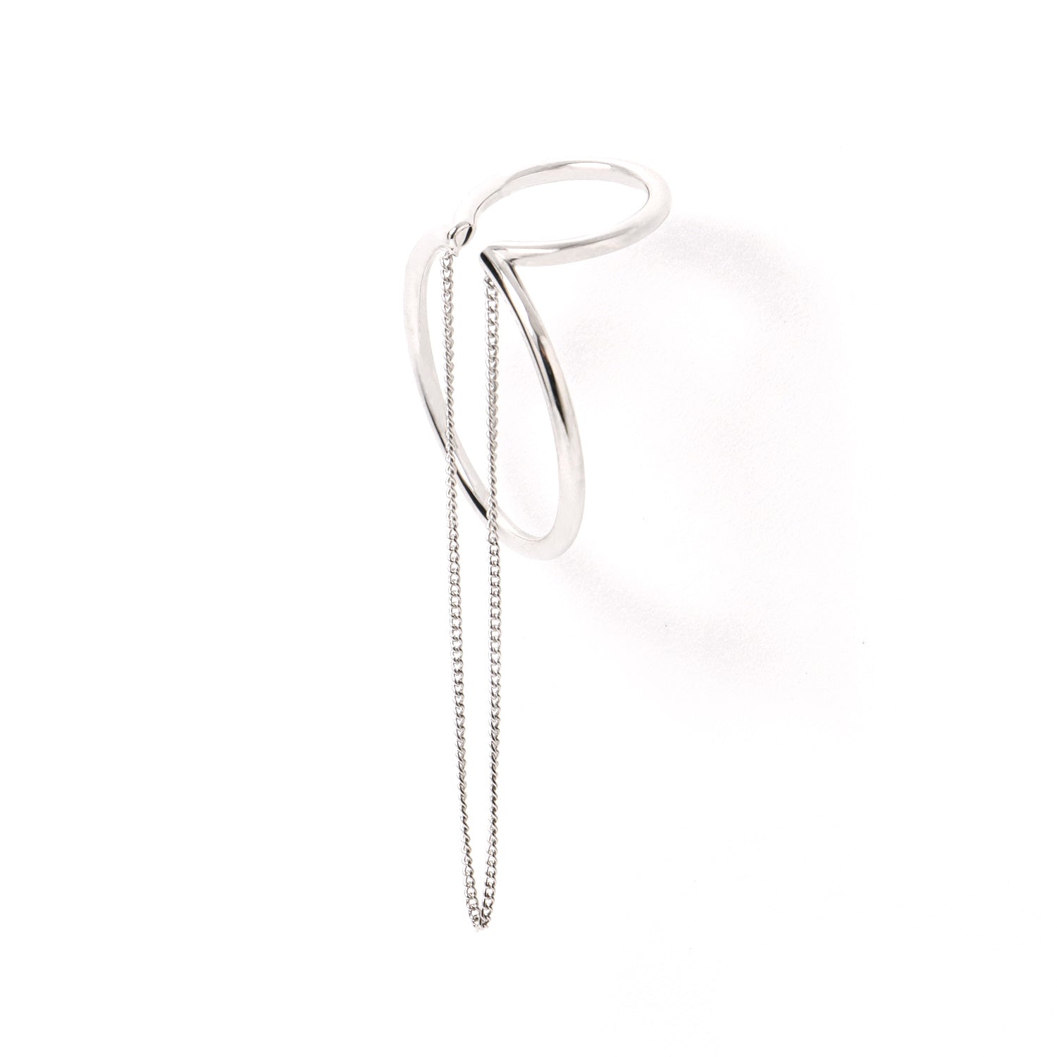 Fold / Ear cuff <br> Silver Circle