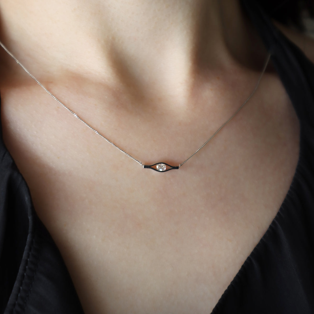 Honeycomb (Pt) / Necklace<br> Diamond