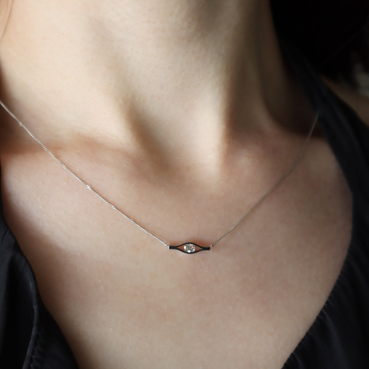 Honeycomb (Pt) / Necklace <br> Diamond