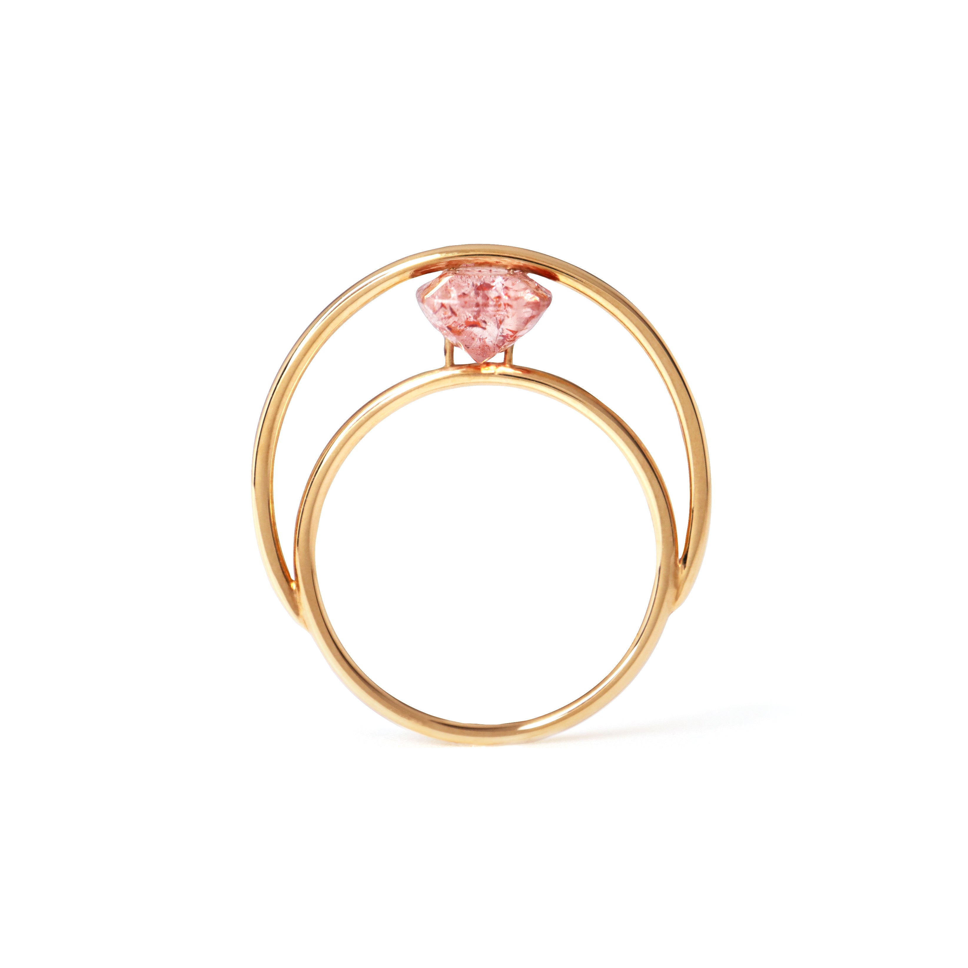 Luna / Ring <br> Fire quartz