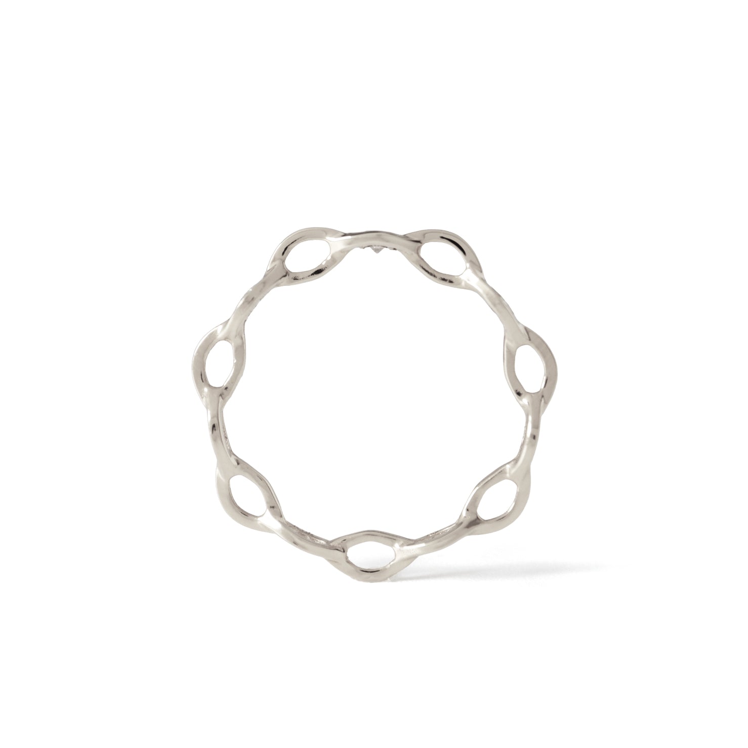 Mobius Ring<br> Pt900<br> glossy
