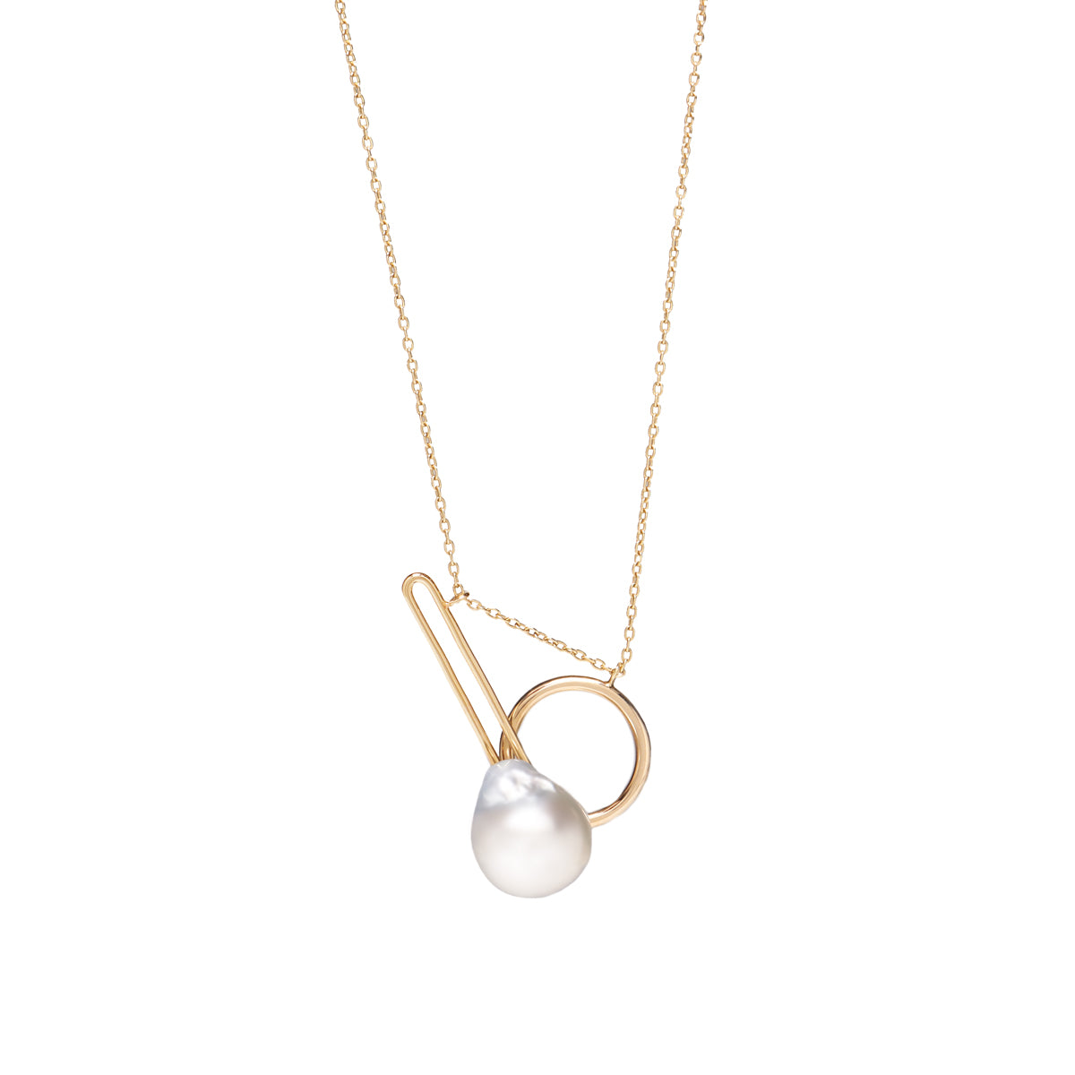 Rail / Necklace <br> White