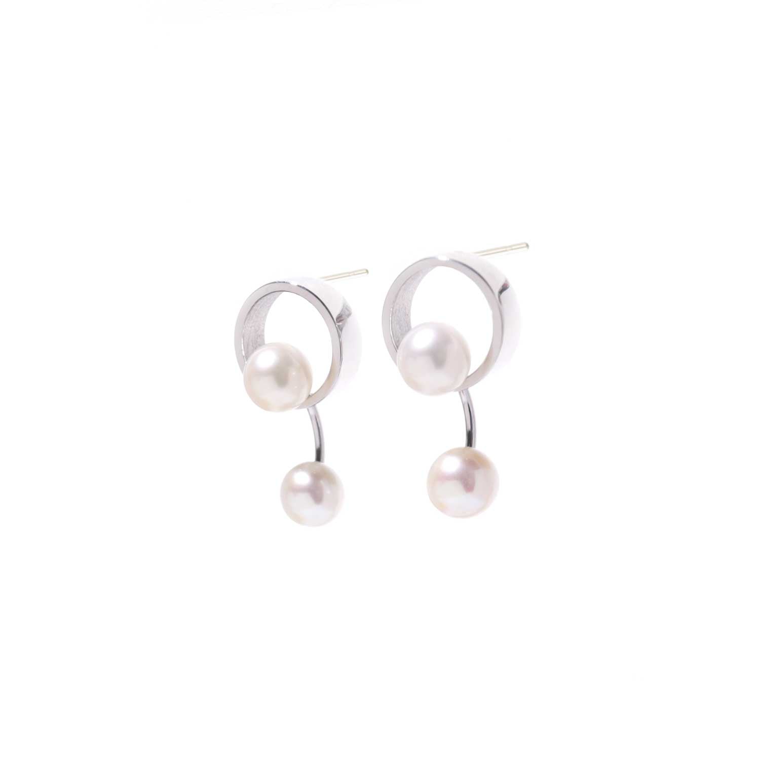 淡水パールのピアス