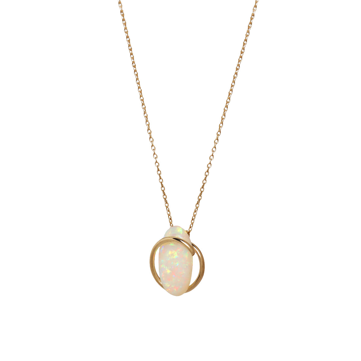 Circle / Necklace <br> Opal