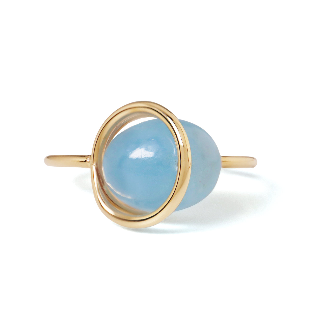 Circle / Ring <br> Aquamarine
