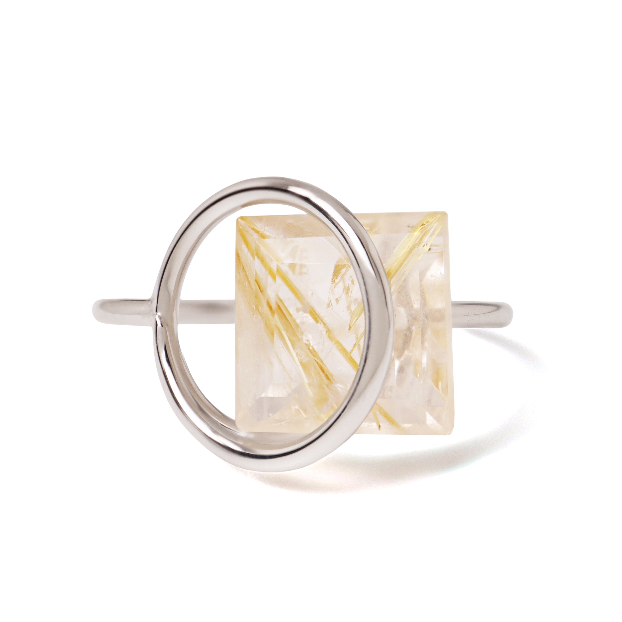 Circle(SV925) / Ring <br> Rutile quartz