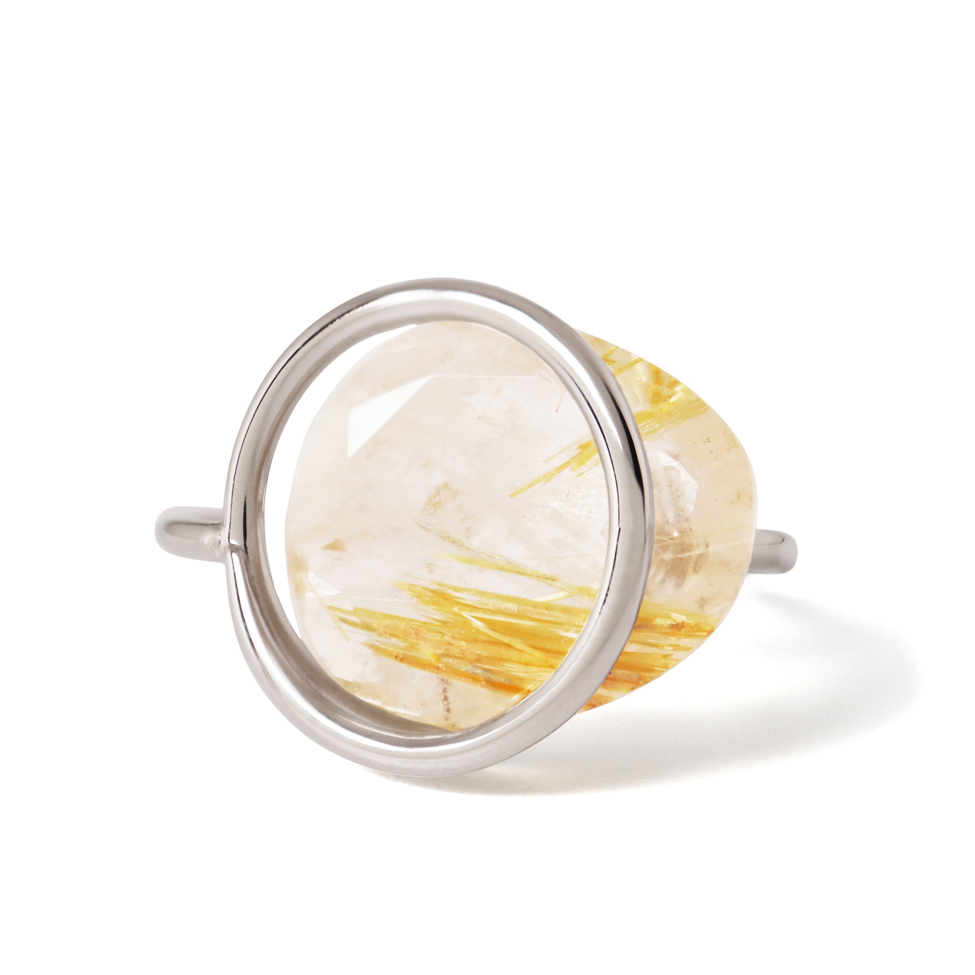 Circle(SV925) / Ring <br> Rutile quartz