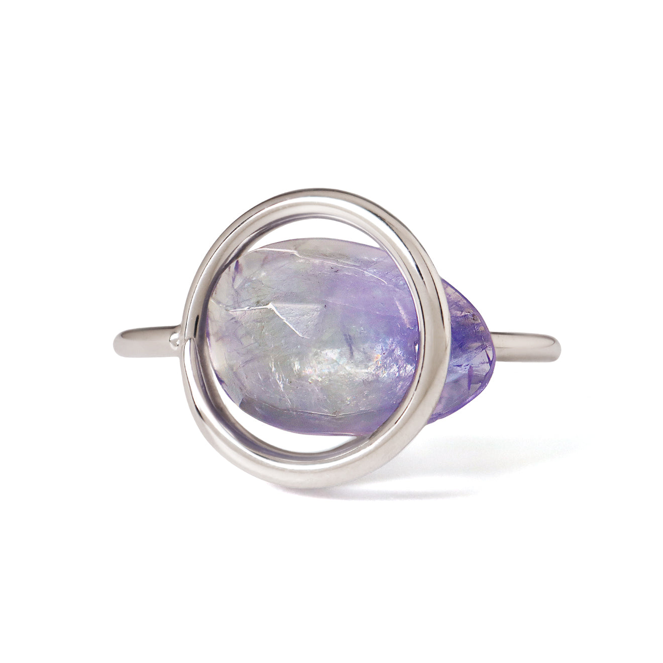 Circle(SV925) / Ring <br> Duo-chromatic tanzanite