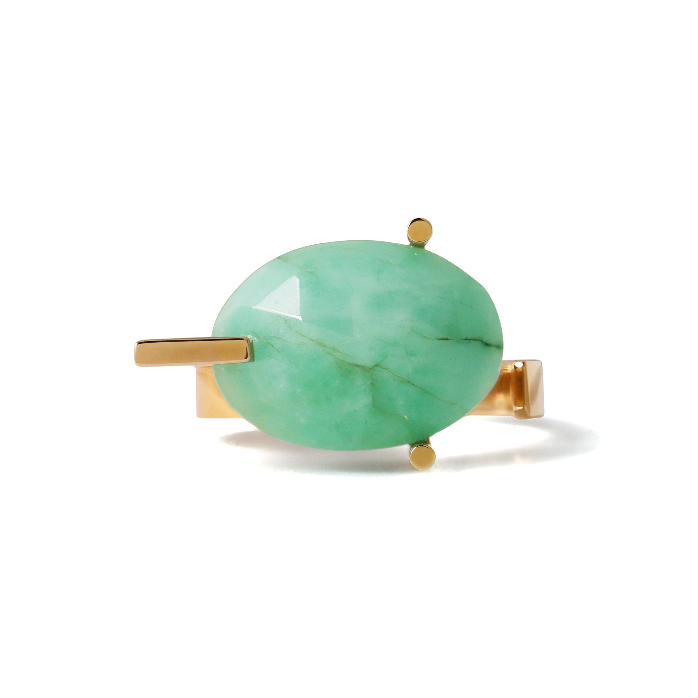 T Ring <br> Emerald