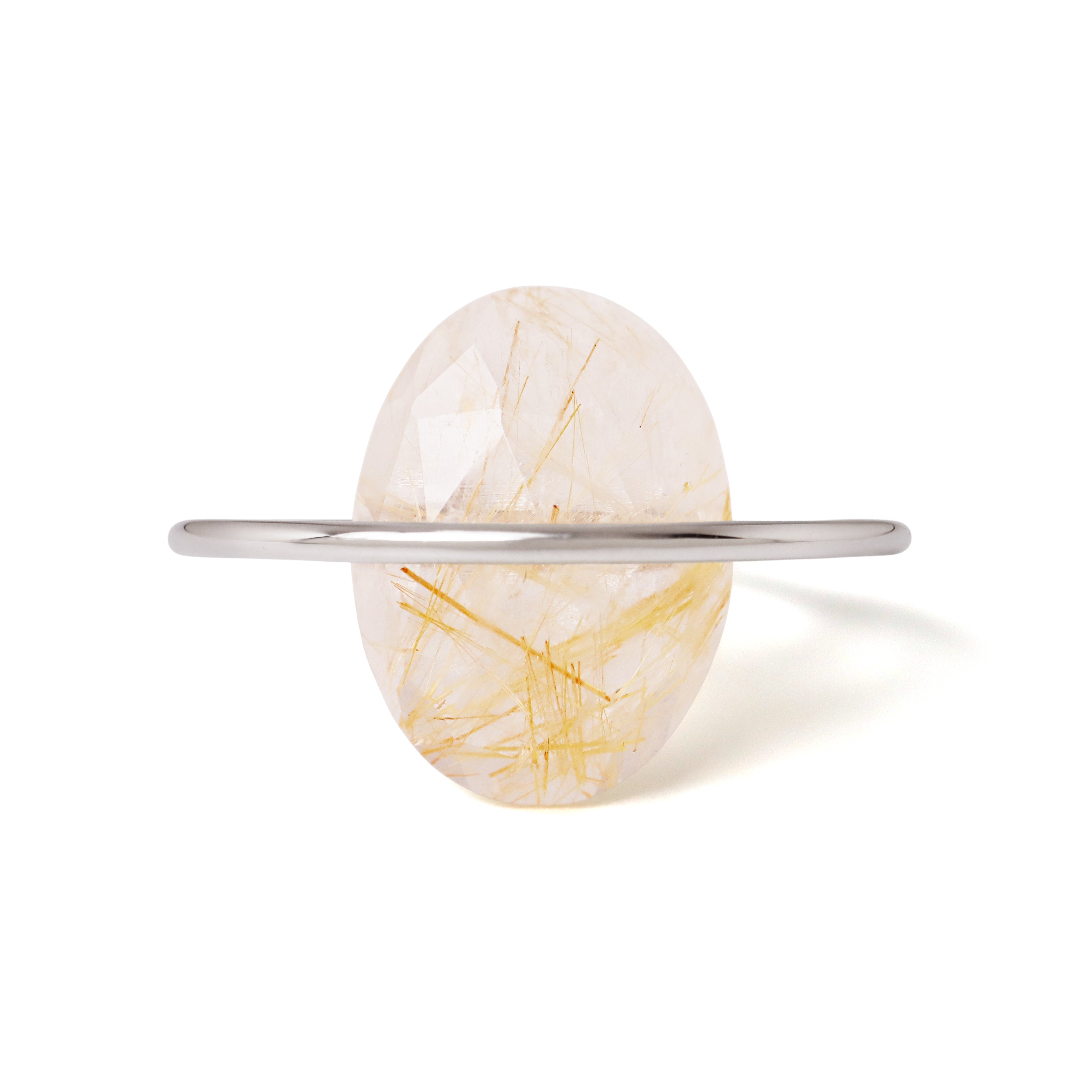 Luna / Ring <br> Rutile quartz