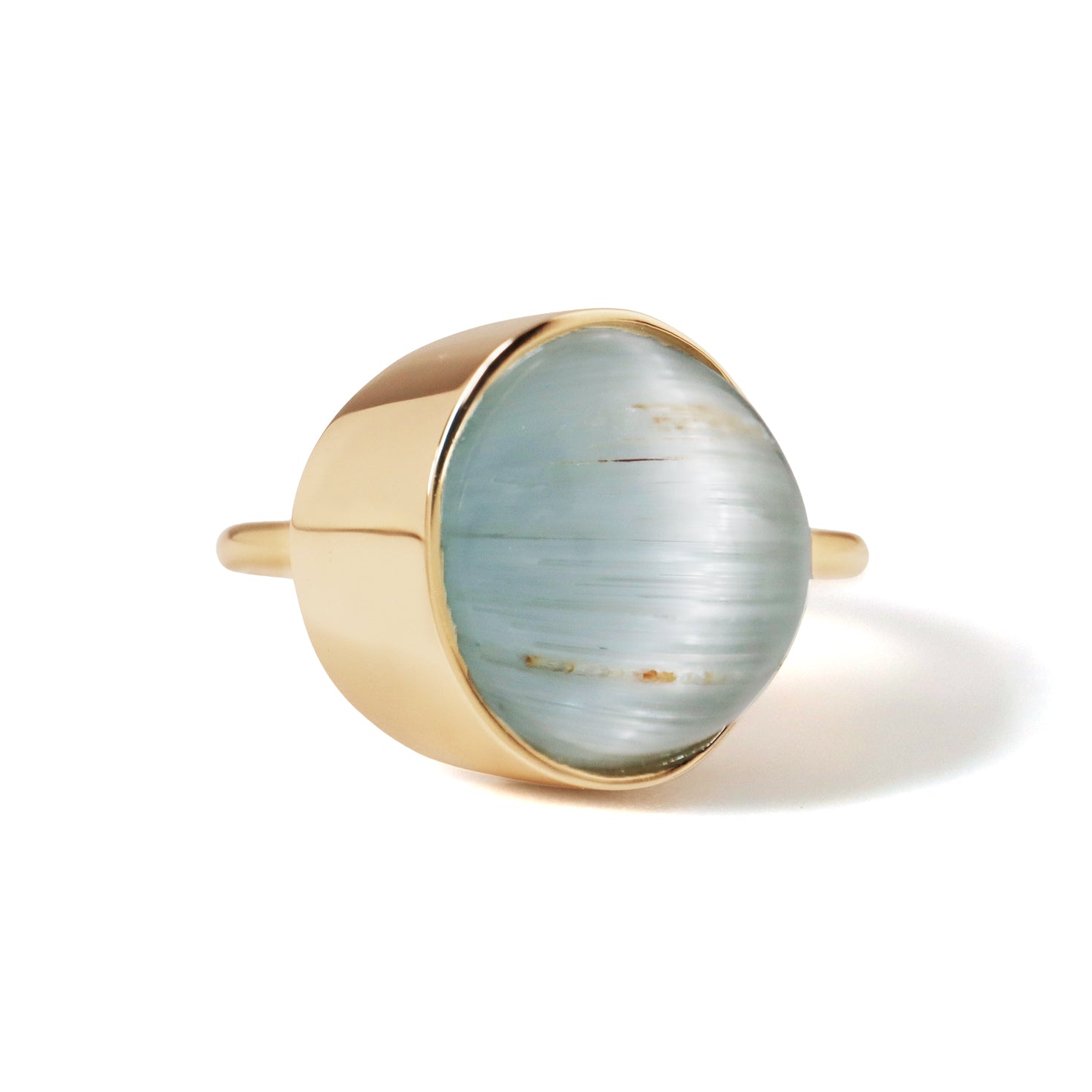 Protrude (K10) / Ring <br> Cats eye topaz