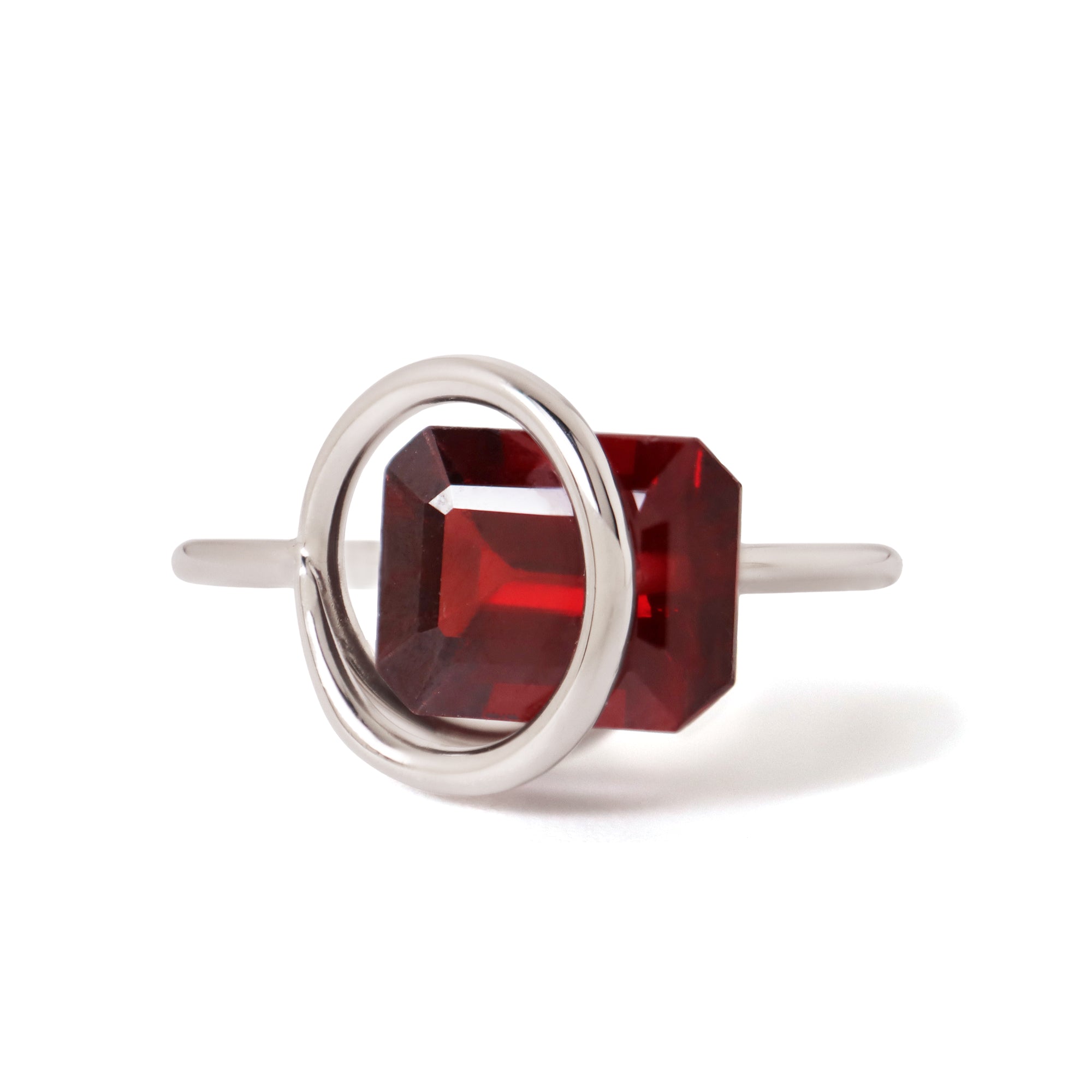 Circle(SV925) / Ring <br> Garnet