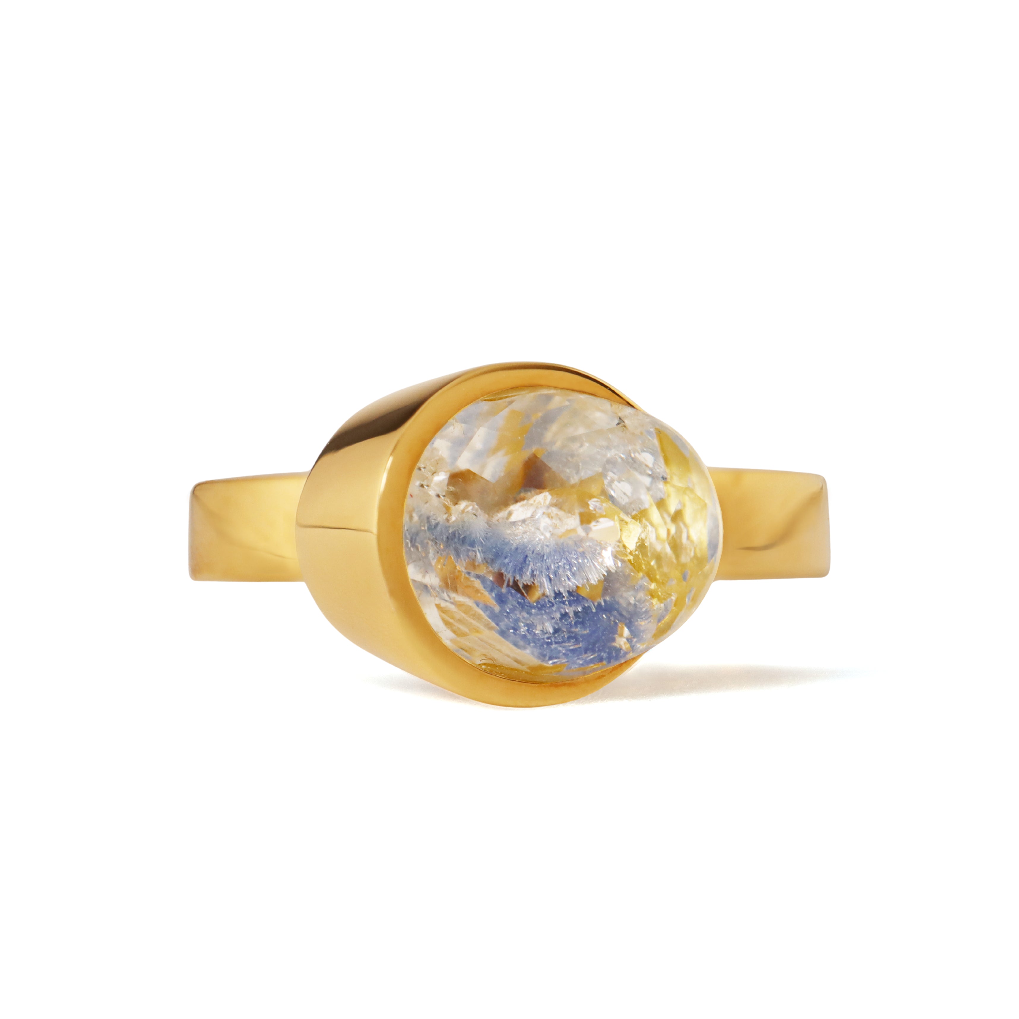 Protrude (K18) / Ring<br> Dumortierite