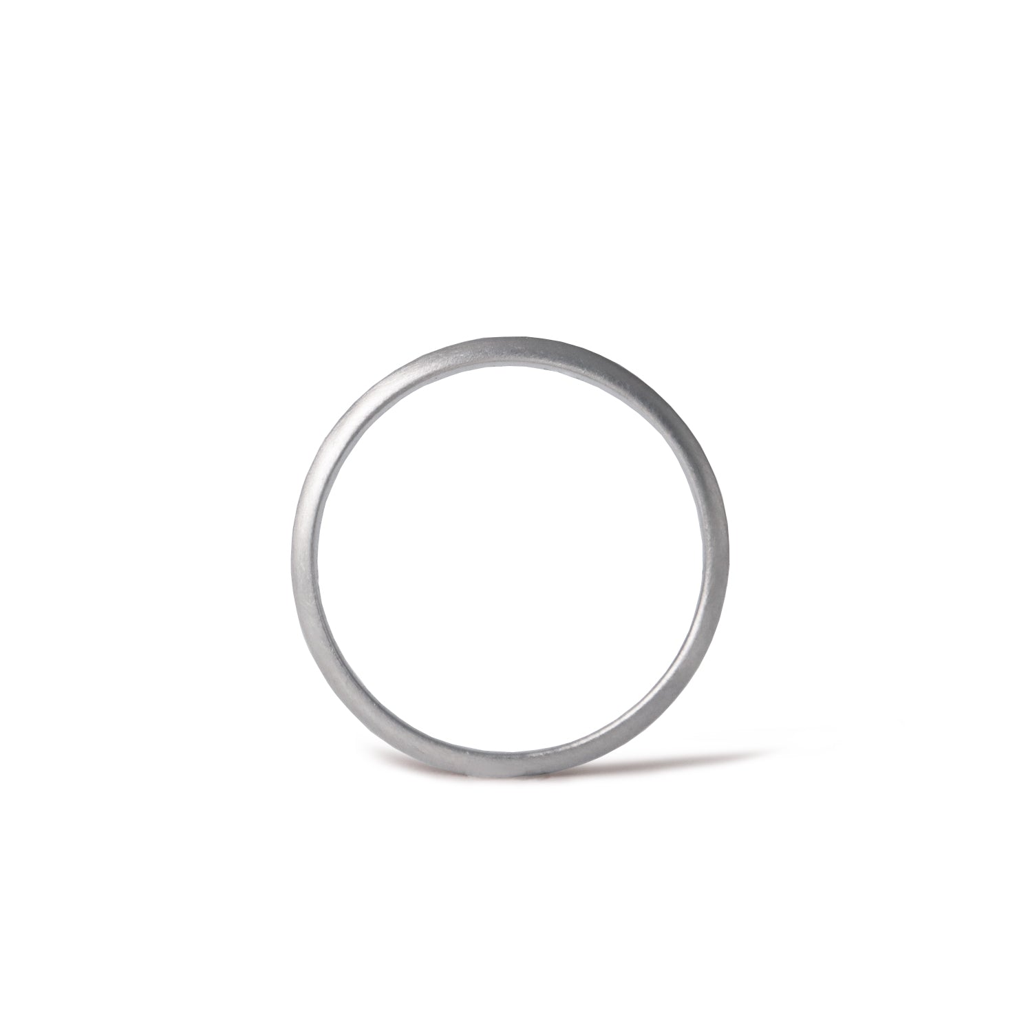 Dome Ring / 2.0 <br> Pt900 <br> matte