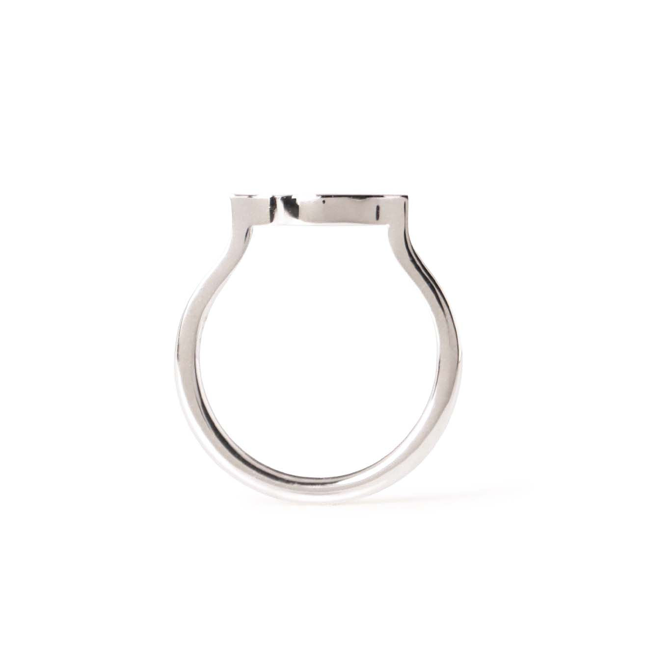 Honeycomb (Pt) / Ring <br> Yellow diamond