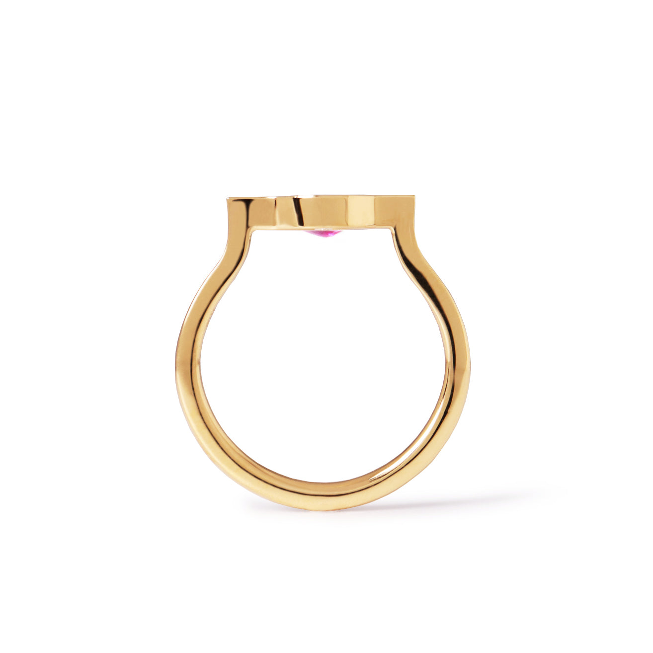 Honeycomb(K10) / Ring<br> Ruby