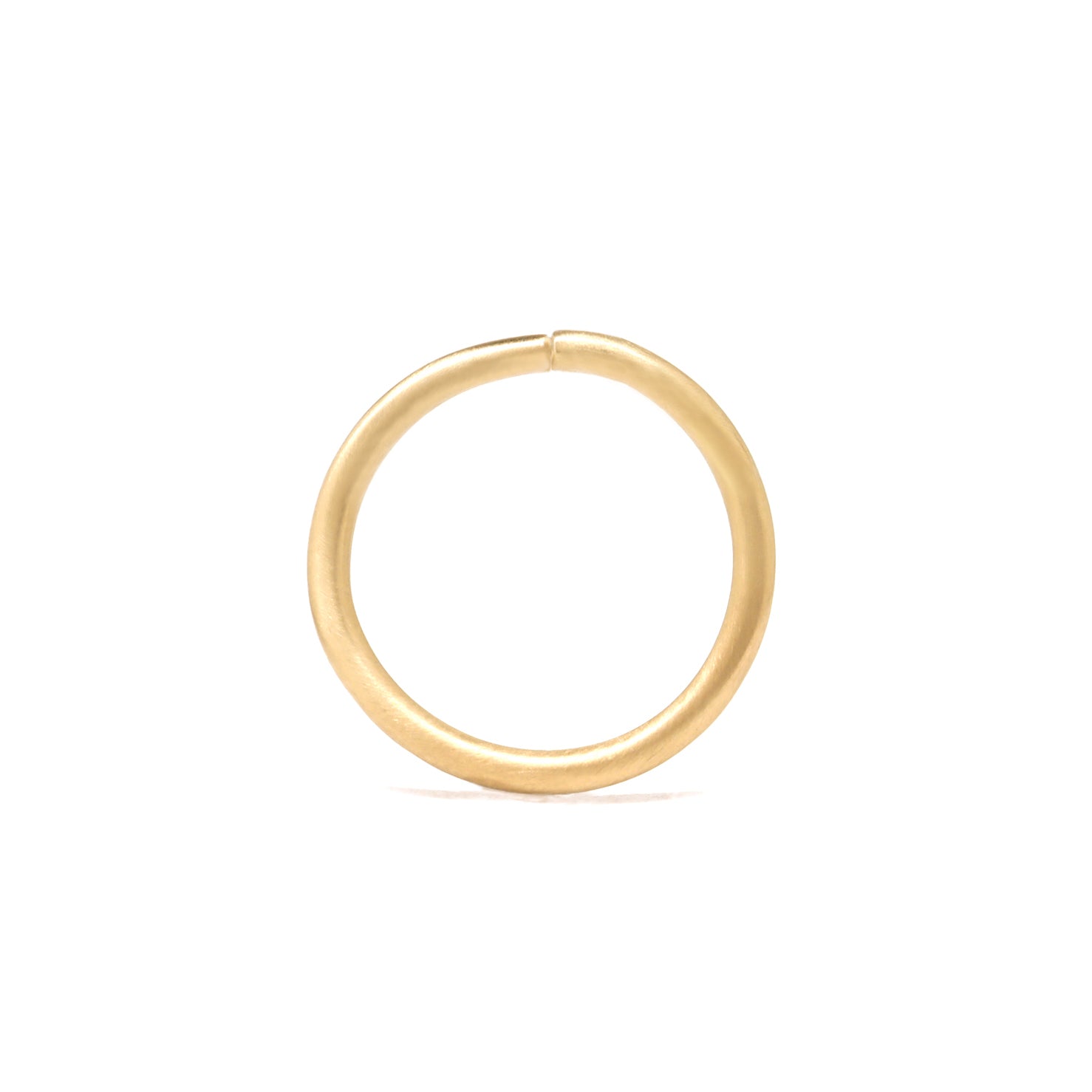 ∞ Ring round <br> K18YG <br> matte
