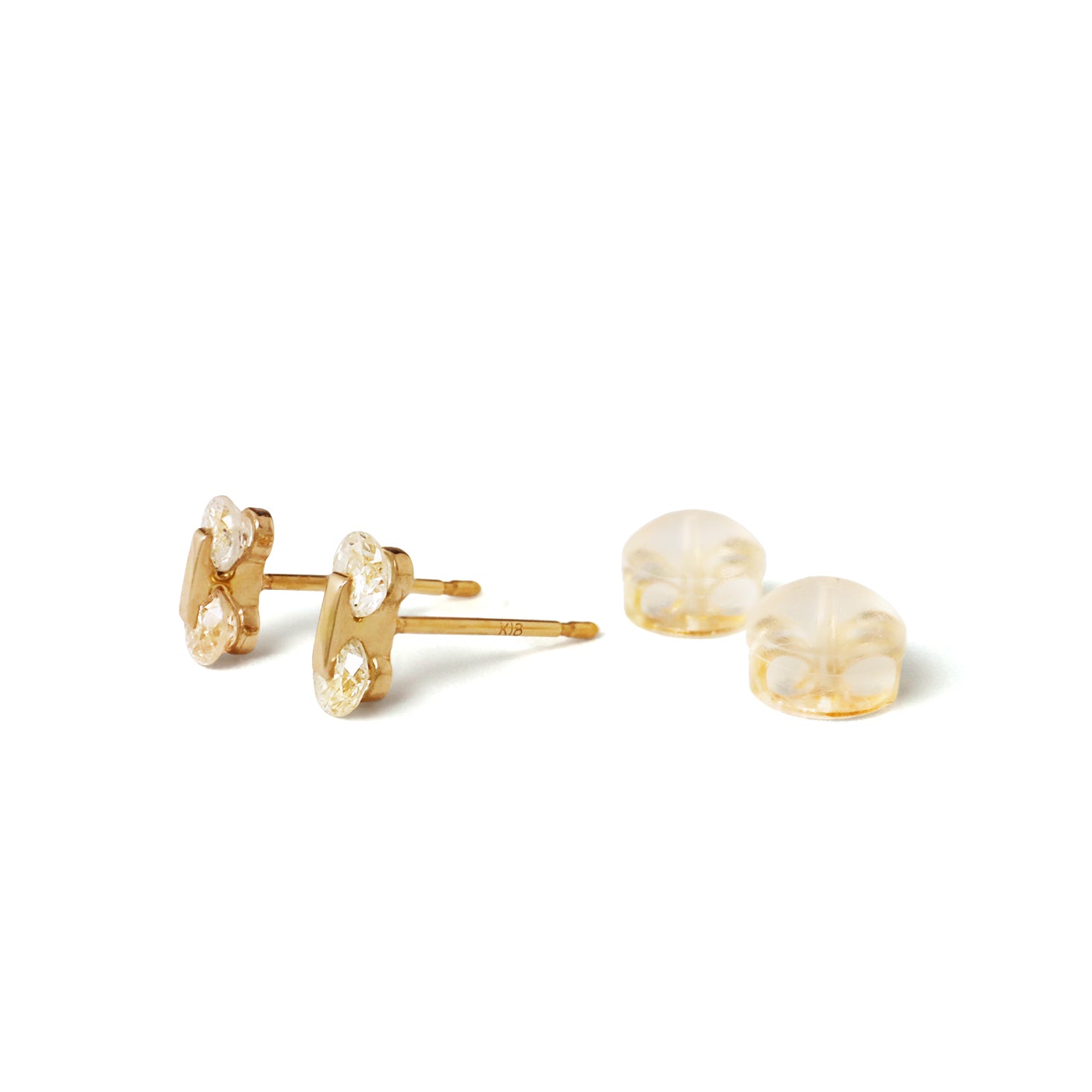 Graham2 / Pierced Earrings <br> Gold