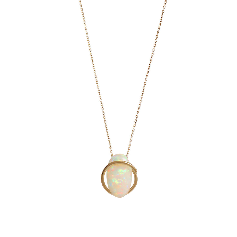 Circle / Necklace <br> Opal