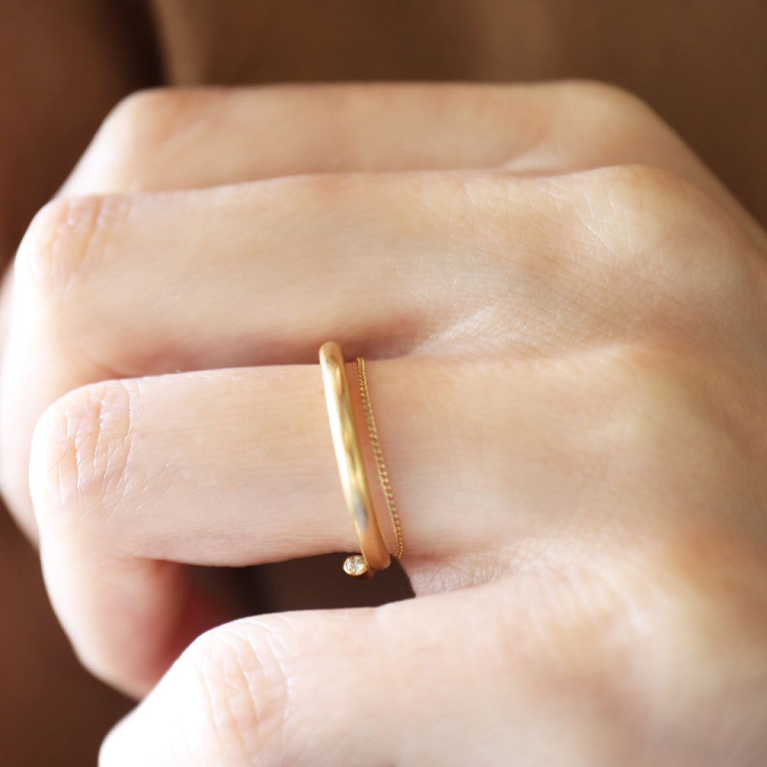 ∞ Ring / K18YG