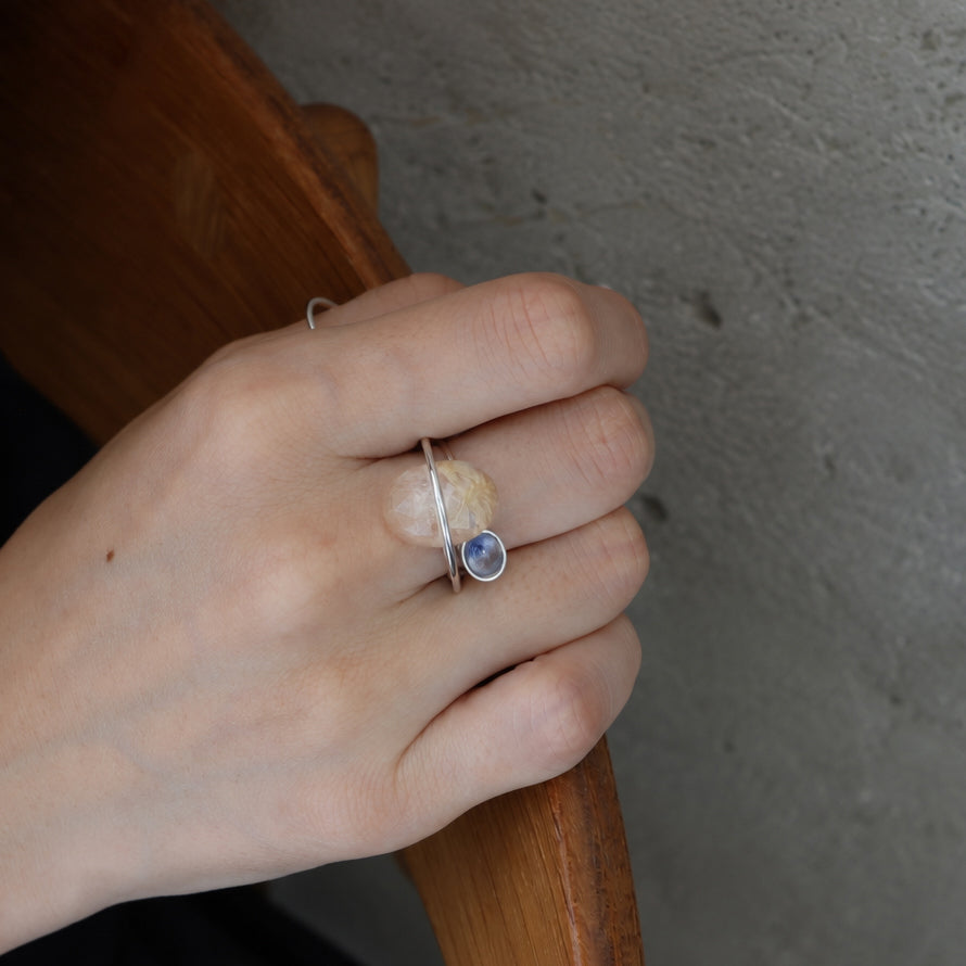 Luna(SV925) / Ring <br> Rutile quartz