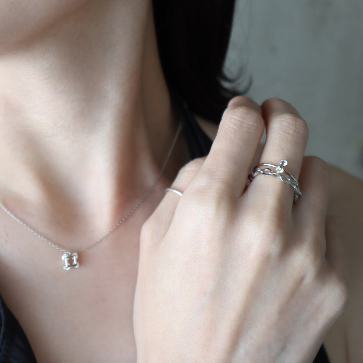 Mobius10 / Ring <br> Pt900 <br> matte