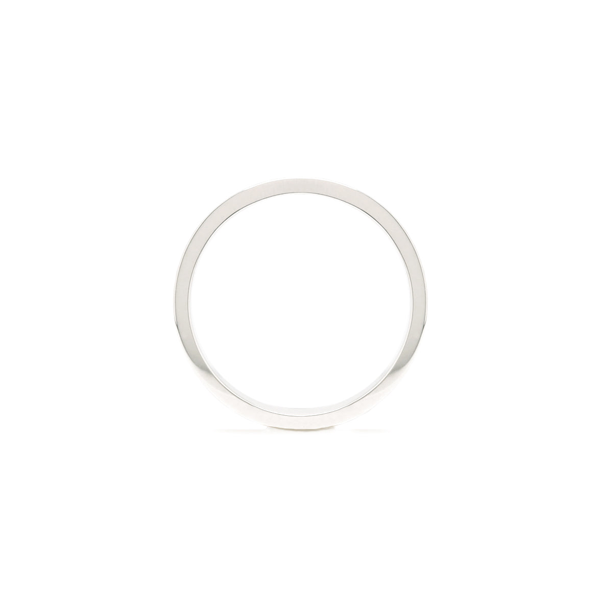 Rectangle Ring / 3.0 <br> Pt900 <br> glossy