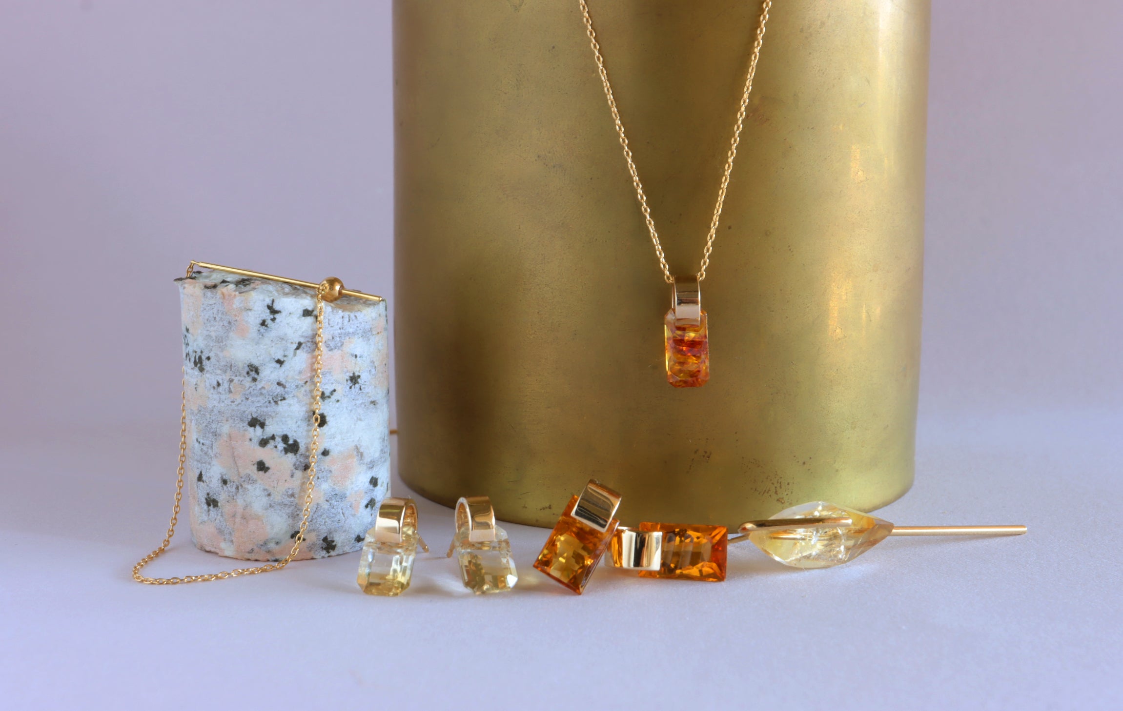 Citrine & Sphalerite fair