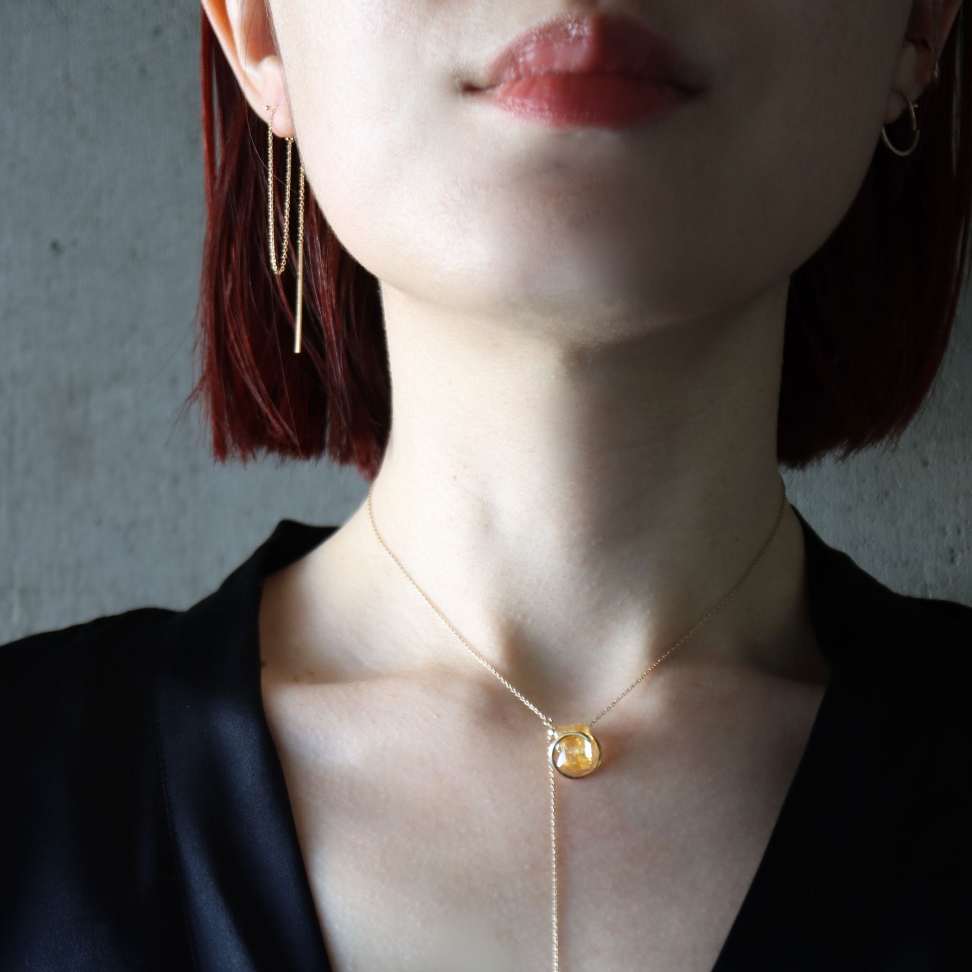 Circle / Necklace <br> Imperial topaz
