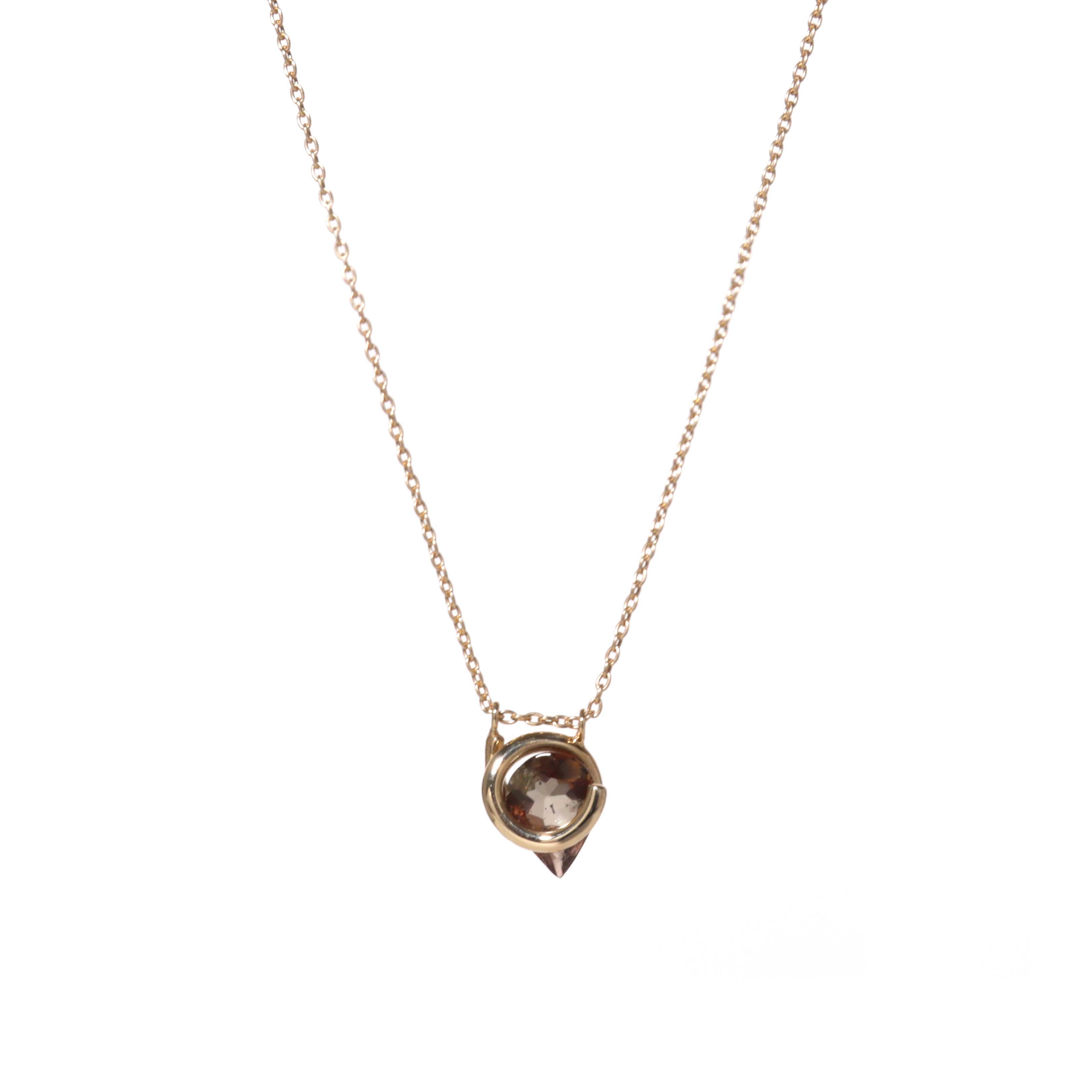 Circle / Necklace <br> Andalusite