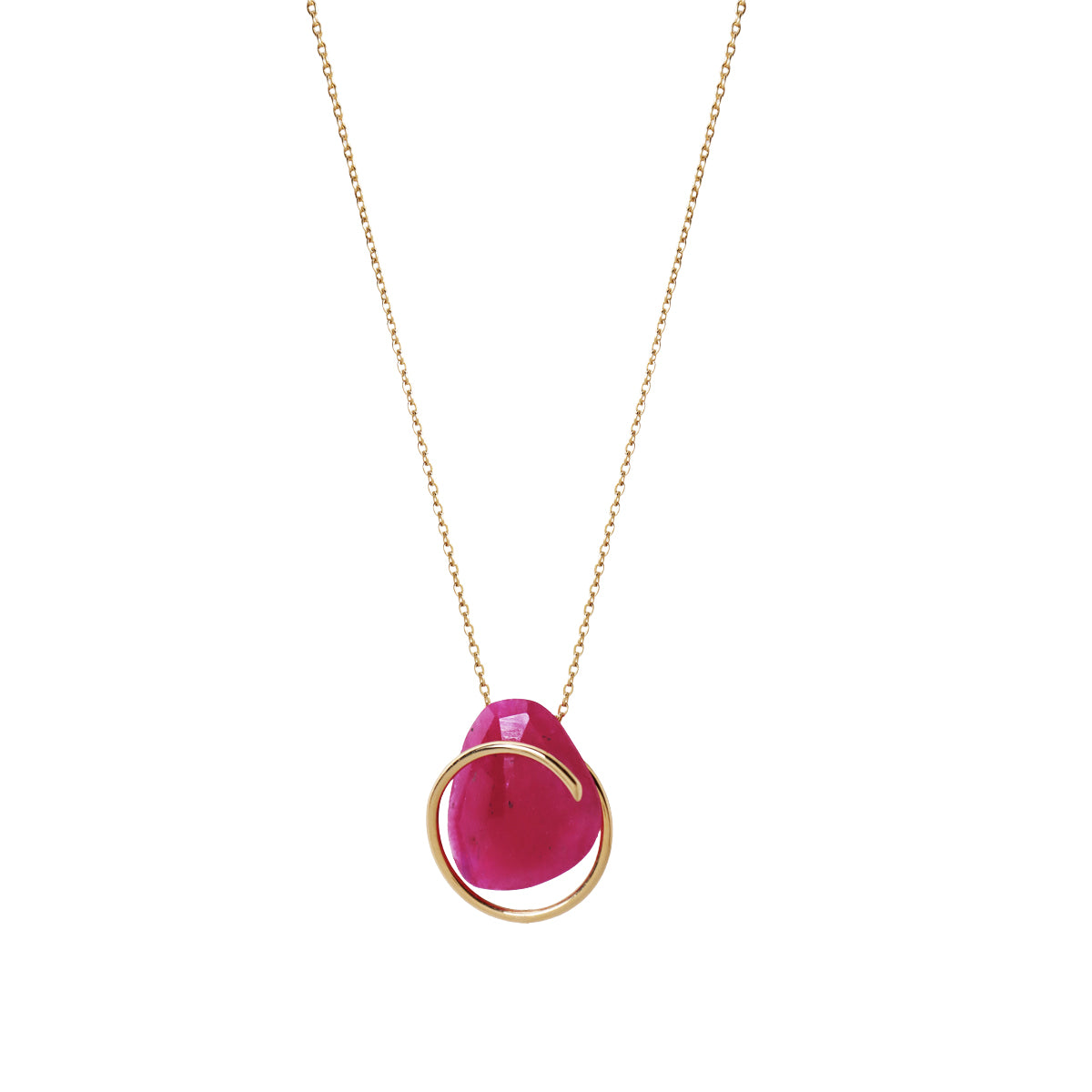 Circle / Necklace <br> Ruby
