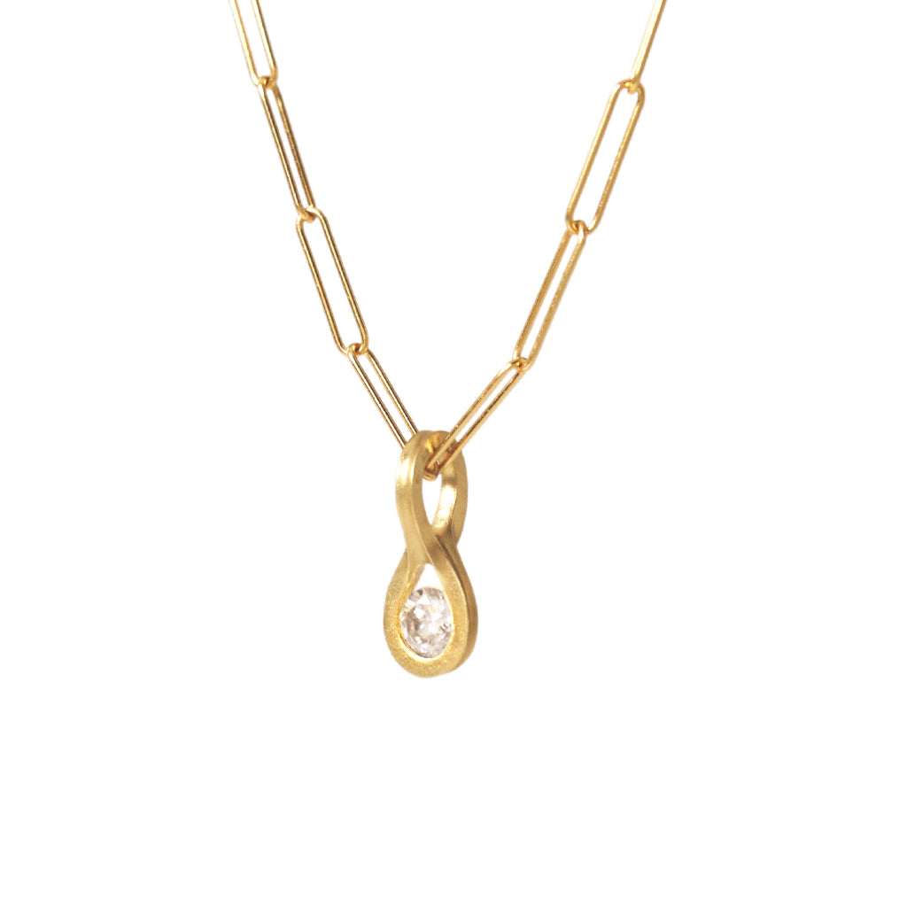 Mobius Necklace <br> K18YG