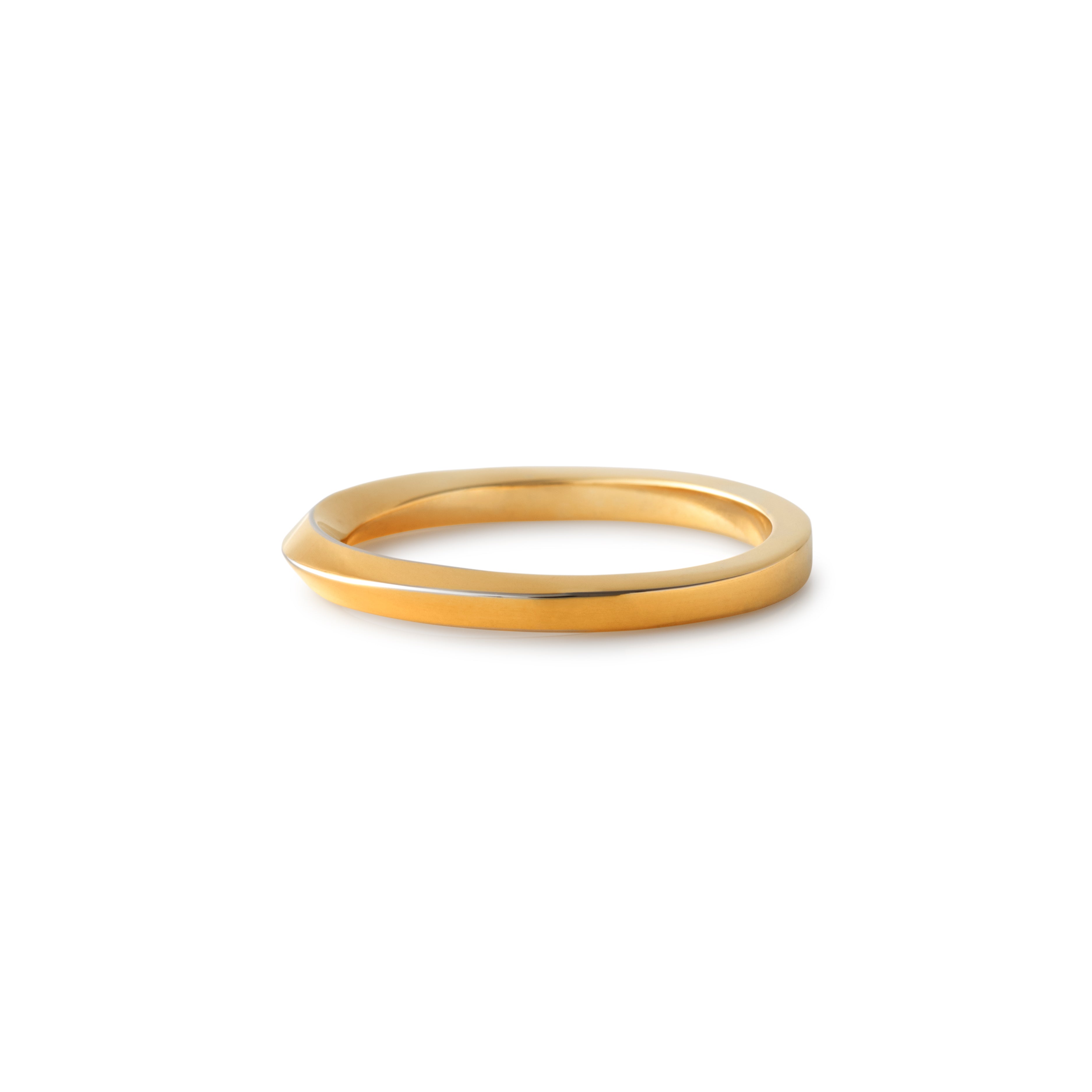 Mobius Ring <br>  K18YG <br> glossy