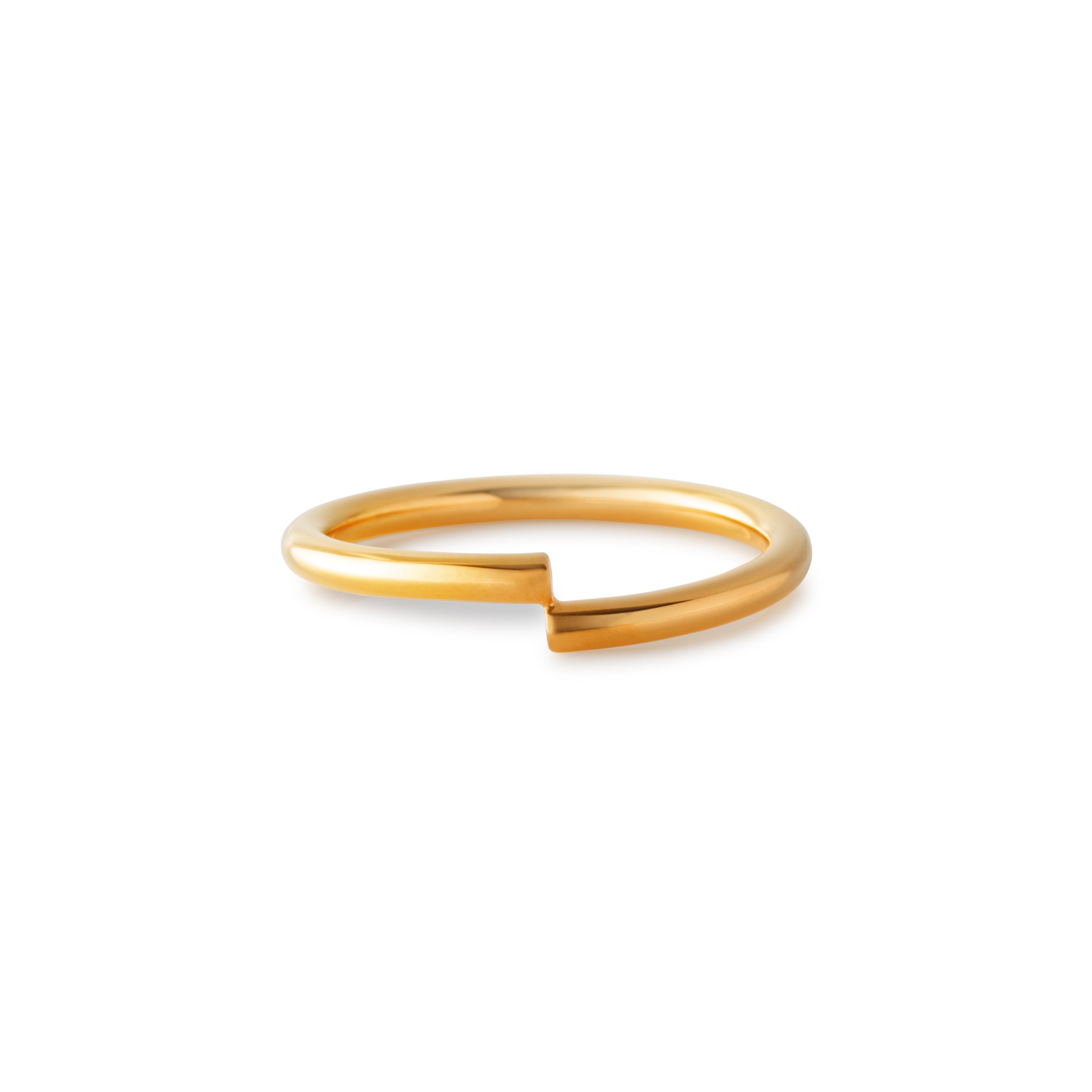 ∞ Ring round <br> K18YG <br> glossy