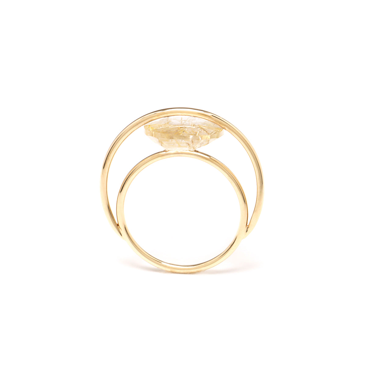 Luna Ring / <br> Rutile quartz