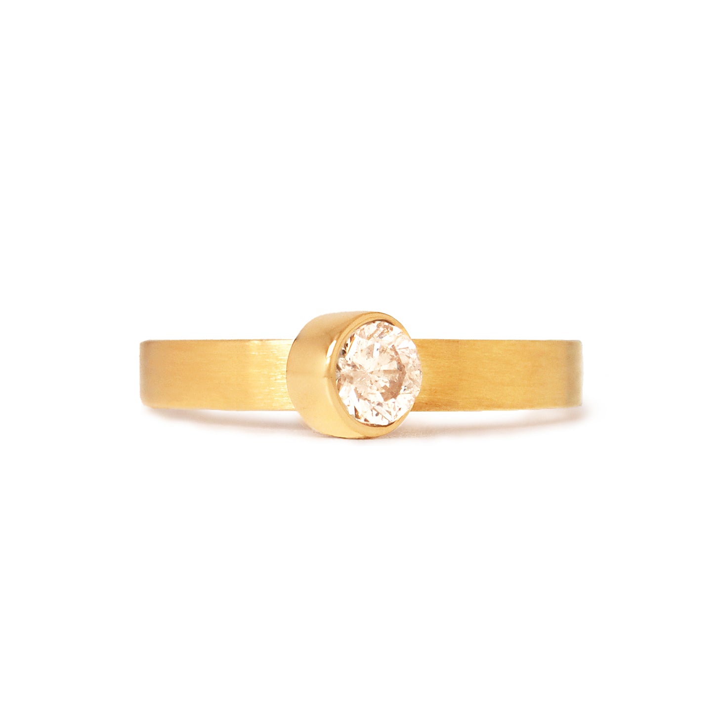 ダイヤモンド リング 0.284ct E SI1 ハートブリリアントカット